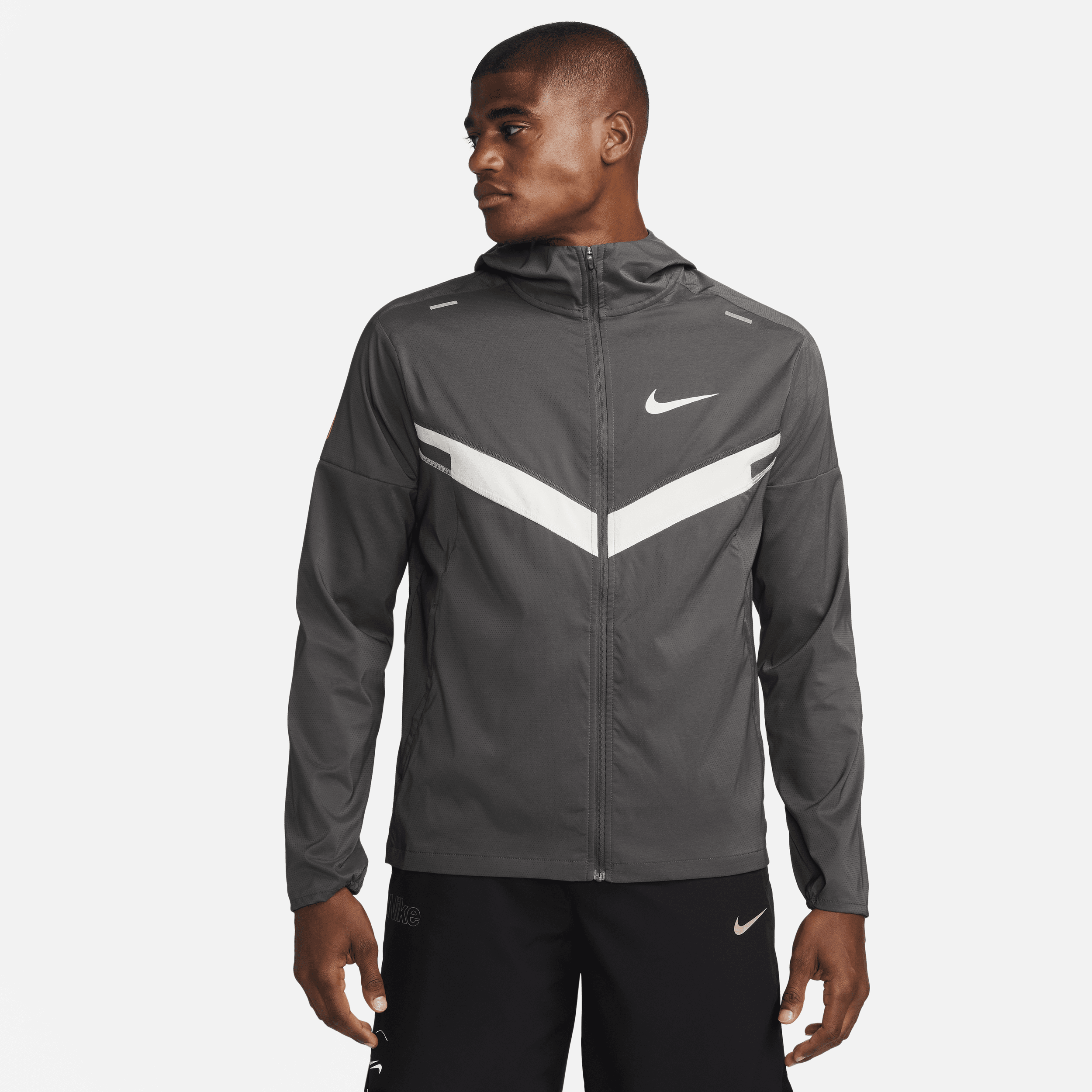 Nike Repel Windrunner UV-hardloopjack voor heren Bruin
