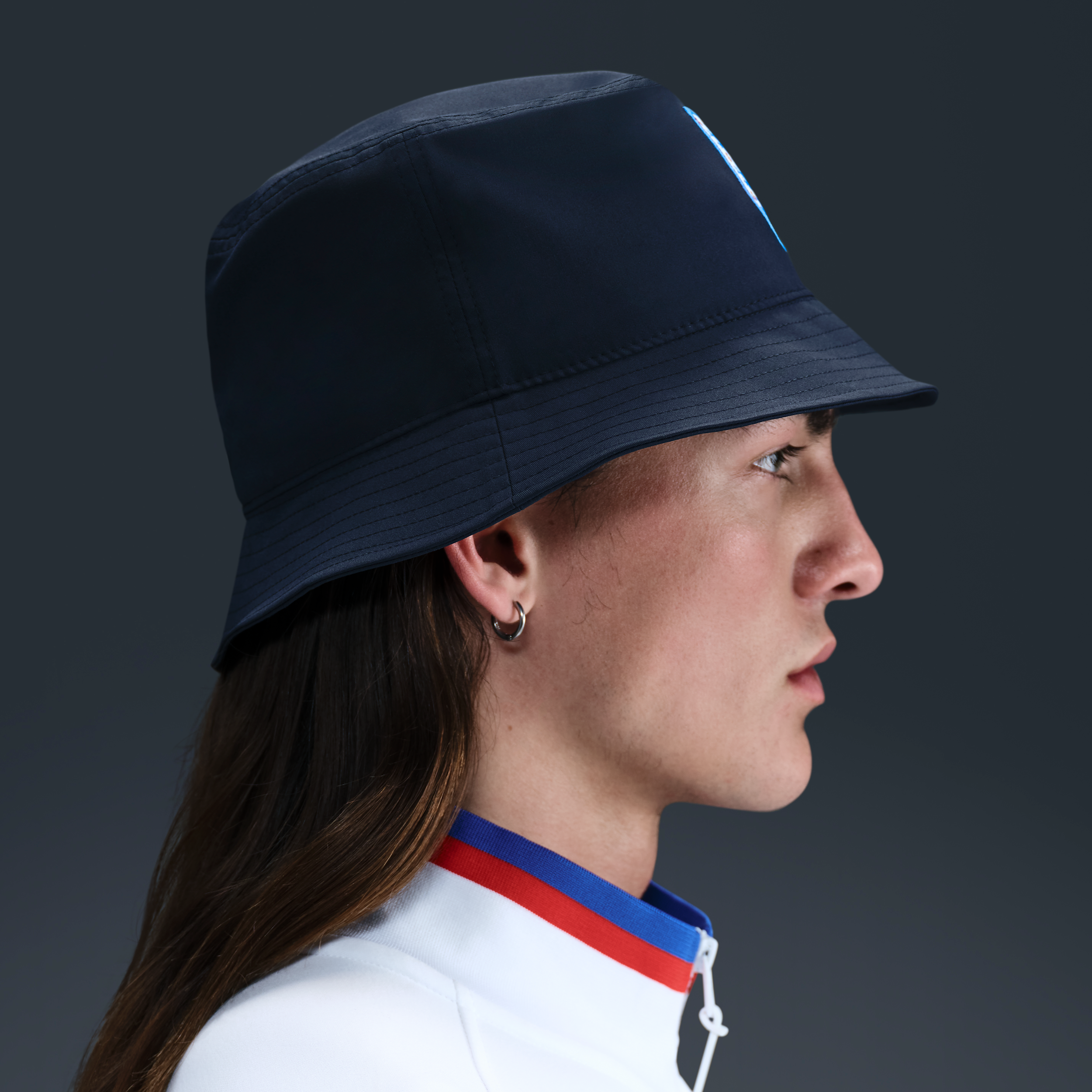 Thumbnail - England 2025/2026 Nike Bucket Hat - Blau