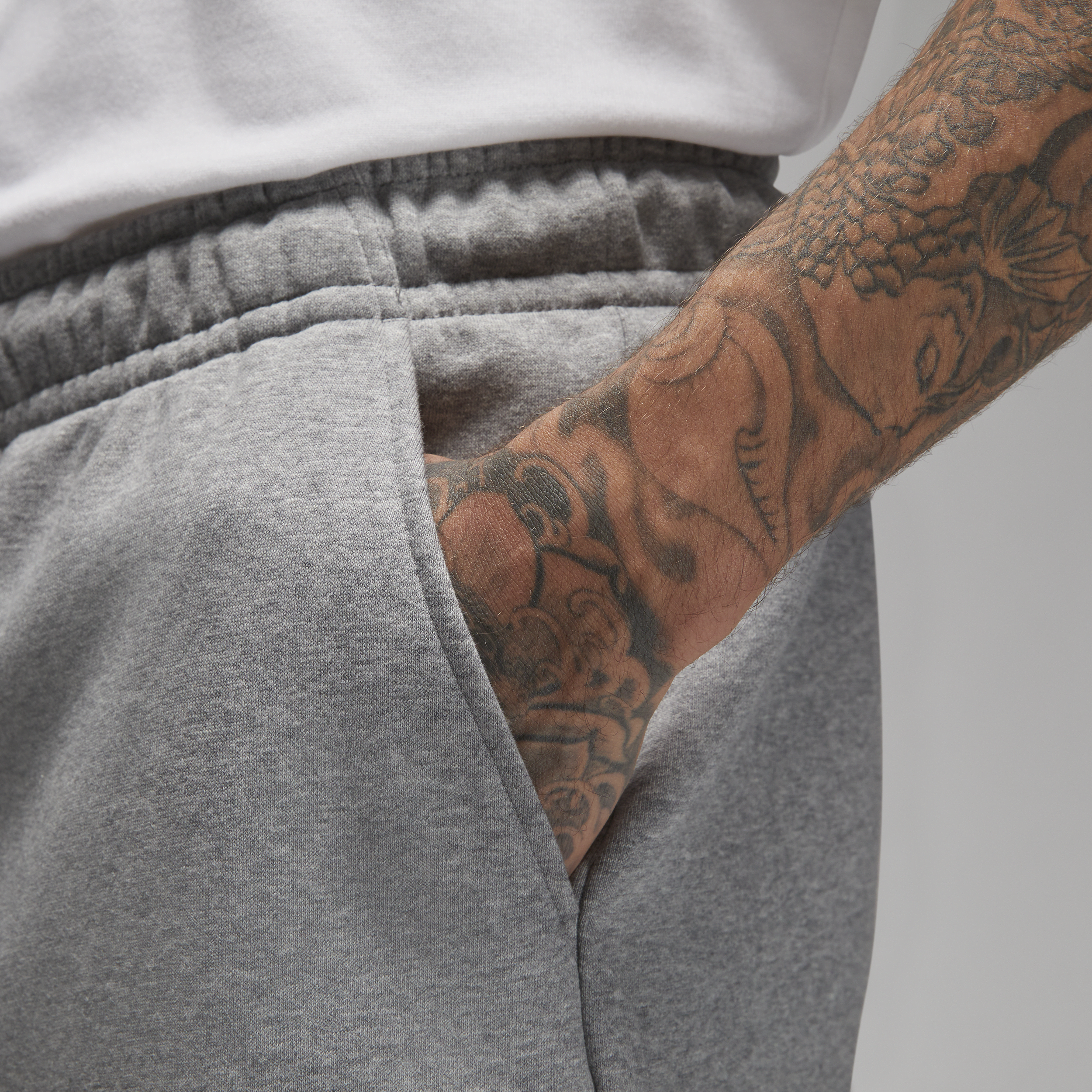 Jordan Brooklyn Fleece Herenshorts Grijs