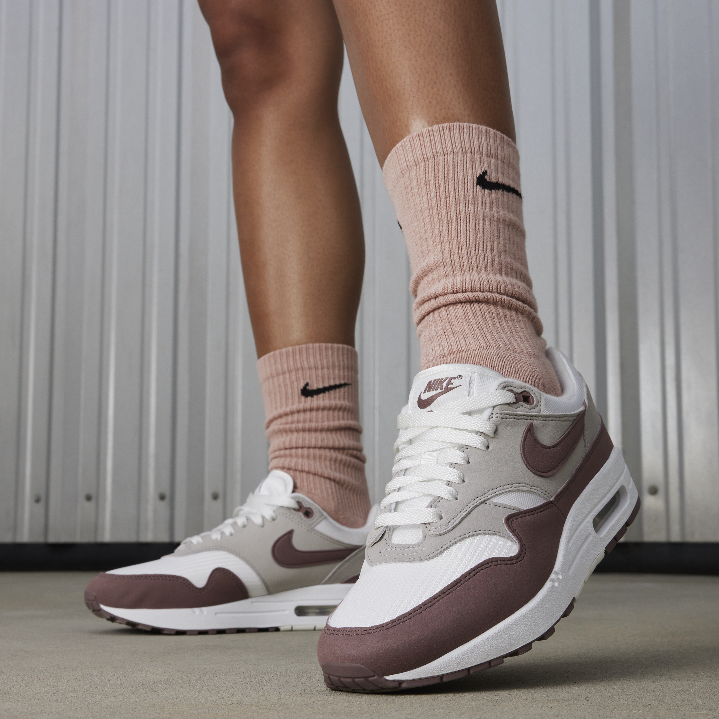 Chaussure Nike Air Max 1 pour femme - Blanc