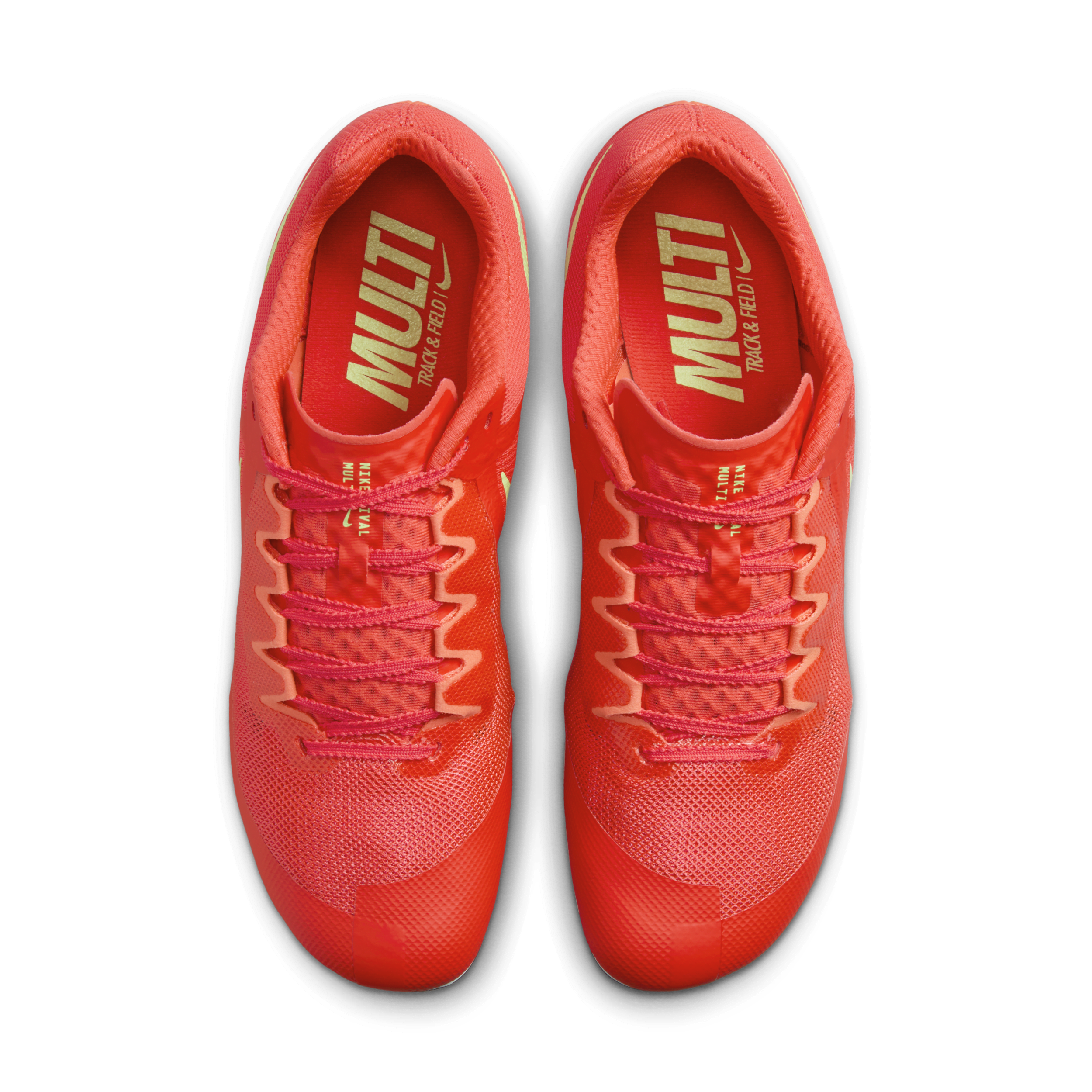 Chaussures à pointes d'athlétisme multi-événements Nike Zoom Rival Multi - Rouge