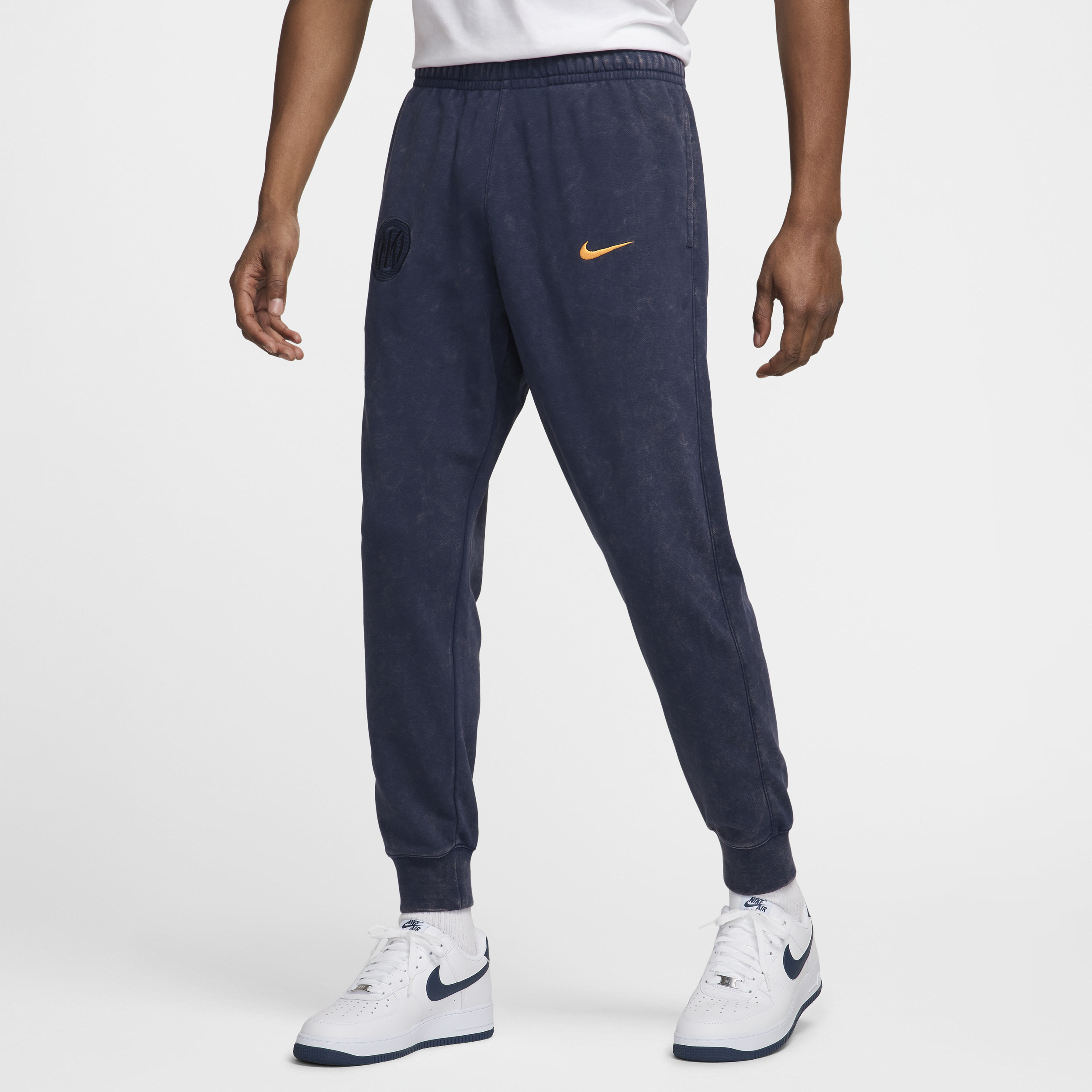 3e pantalon de jogging en molleton Nike Football Inter Milan Club pour homme - Bleu