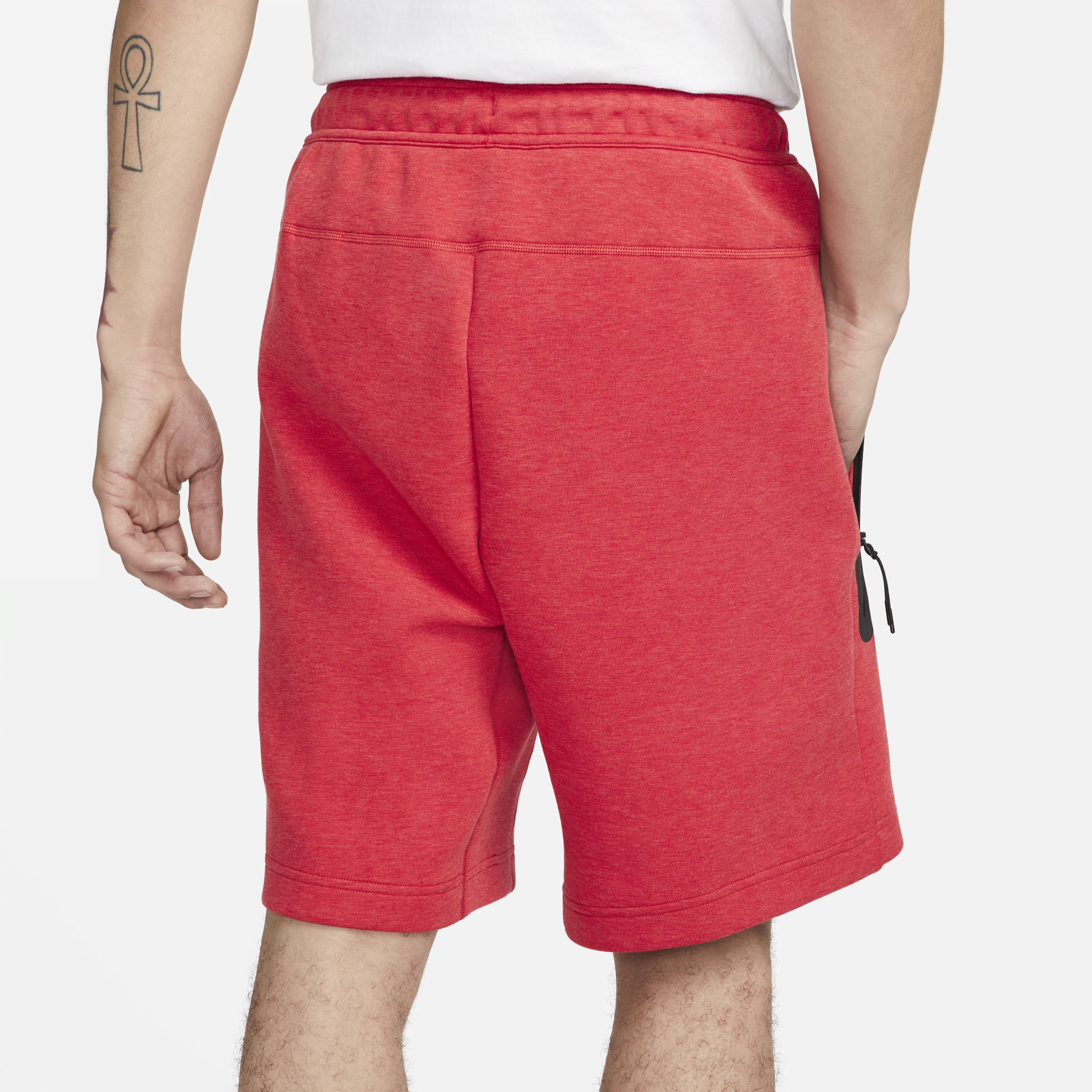 Short Nike Sportswear Tech Fleece pour homme - Rouge