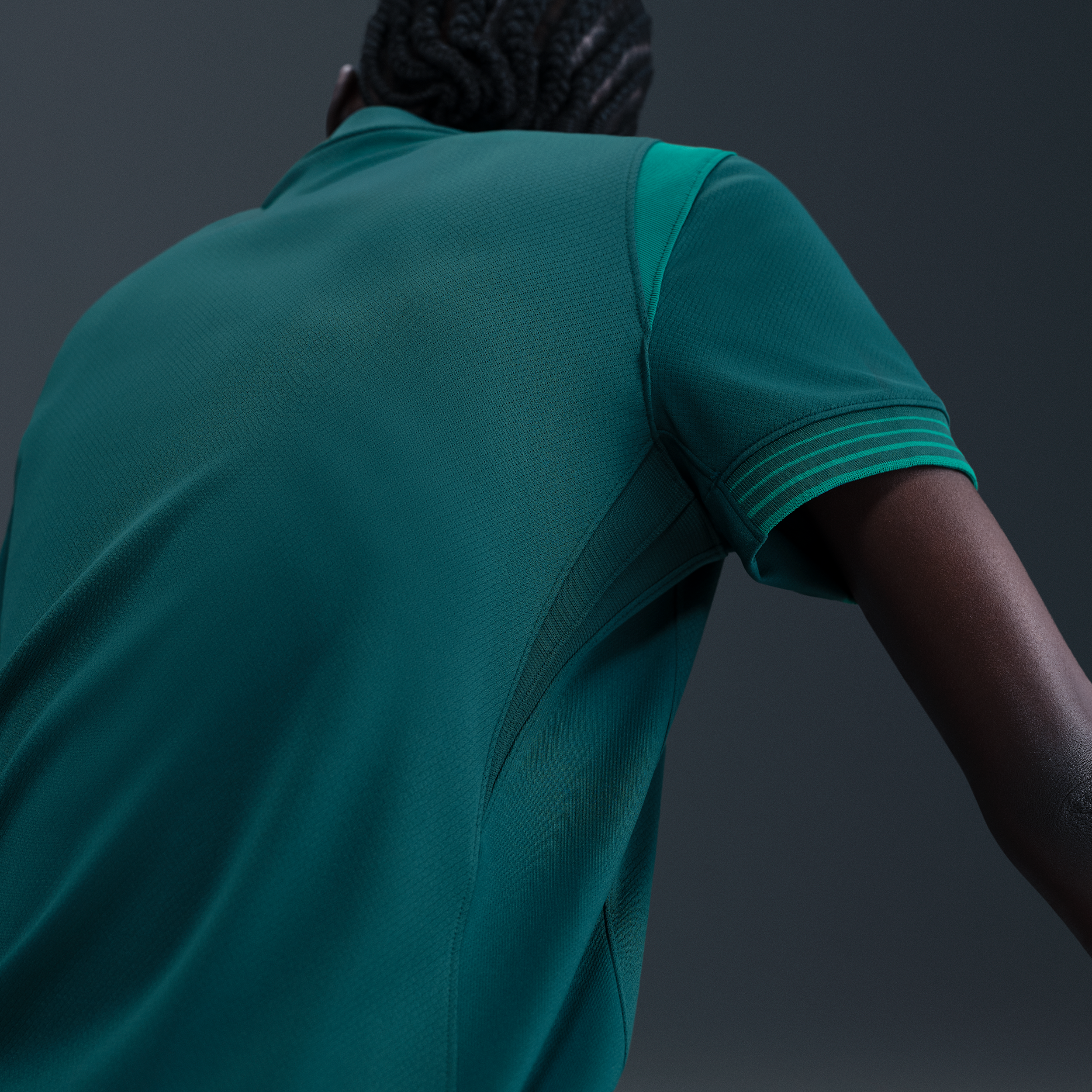 Thumbnail - Nigeria 2025 Stadium Home (Frauenteam) Nike Dri-FIT Replika-Fußballtrikot (Damen) - Blau