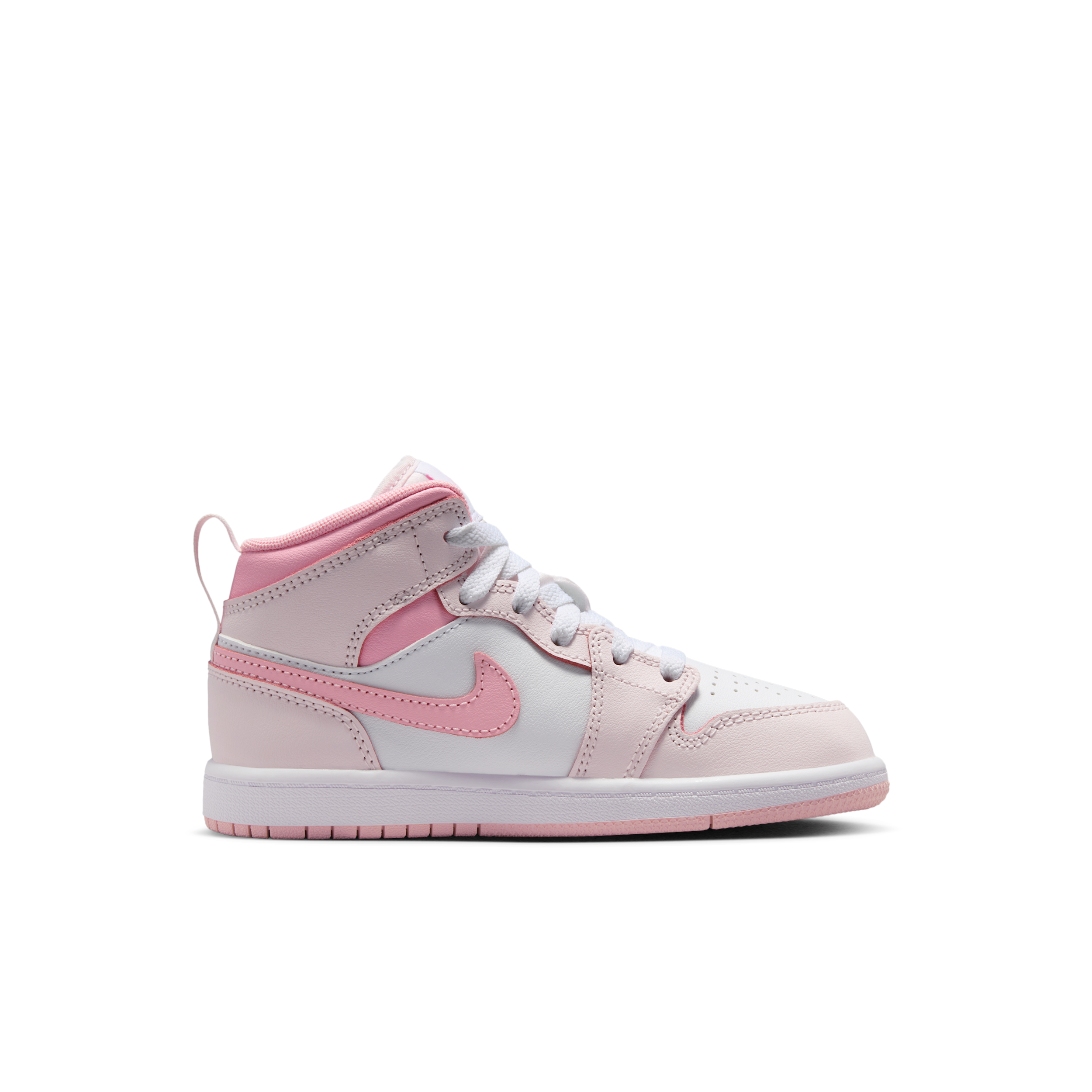 Thumbnail - Jordan 1 Mid Schuh für jüngere Kinder - Pink