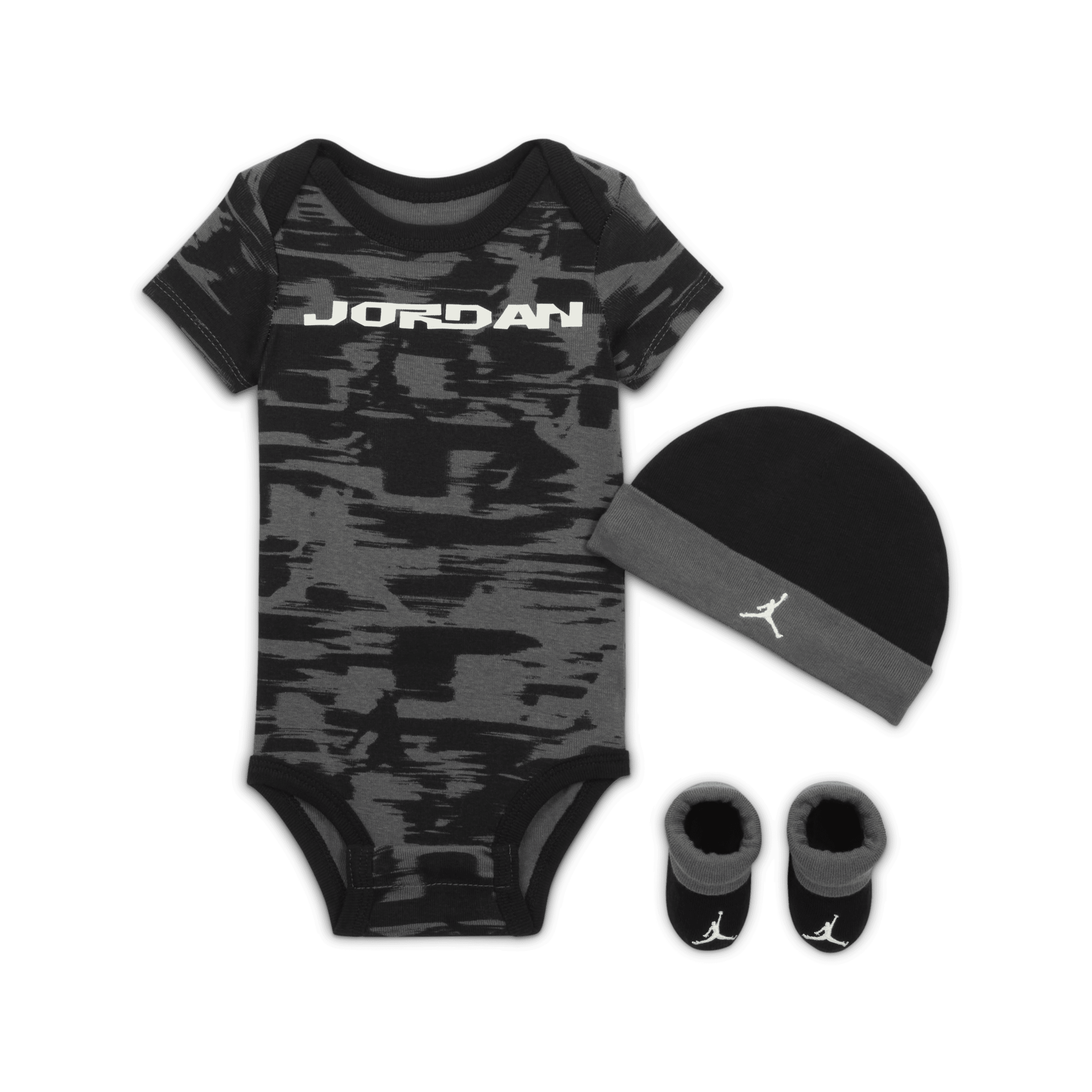 Ensemble trois pièces Jordan MVP pour bébé (0-9 mois) - Noir