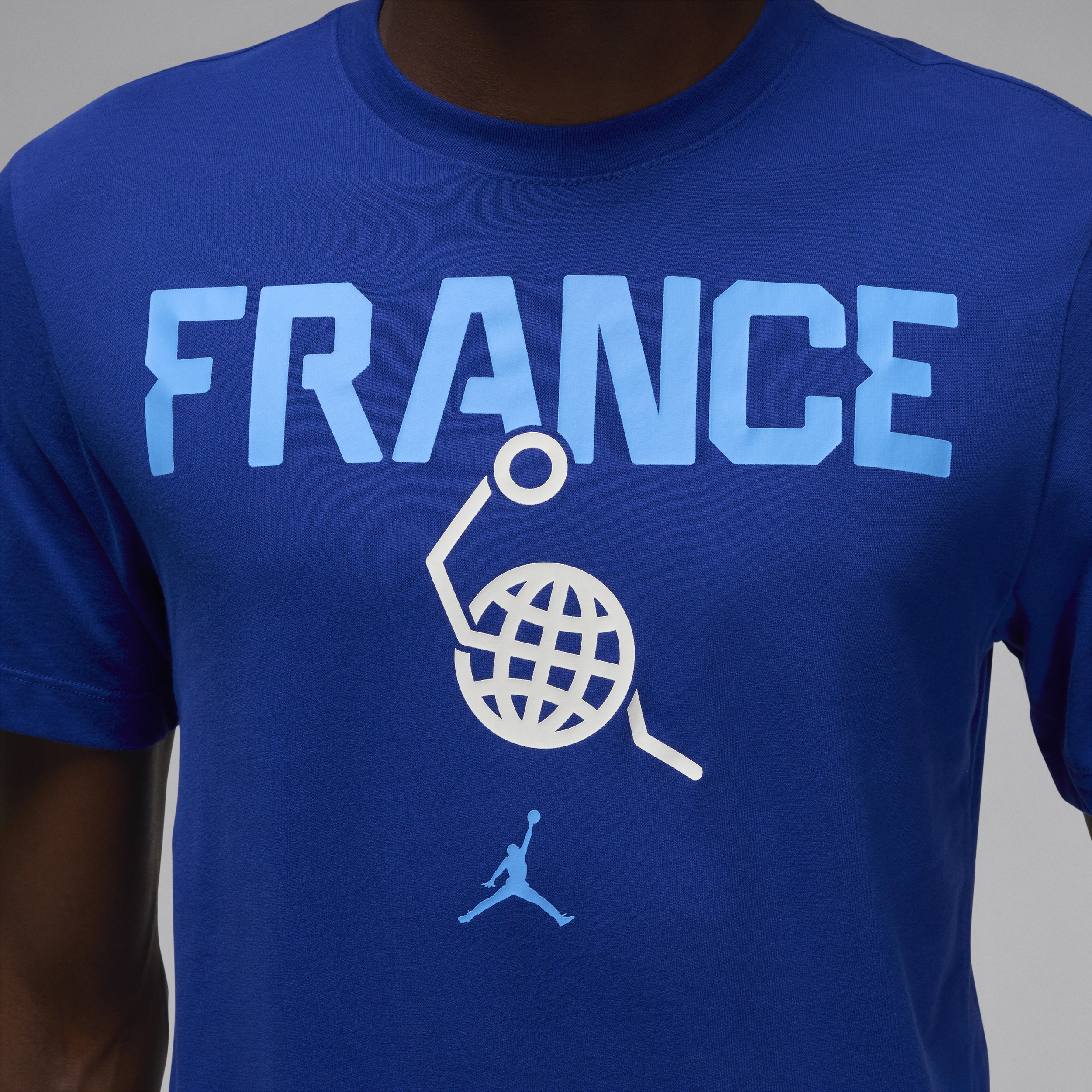 T-shirt Nike Basketball France pour homme - Bleu