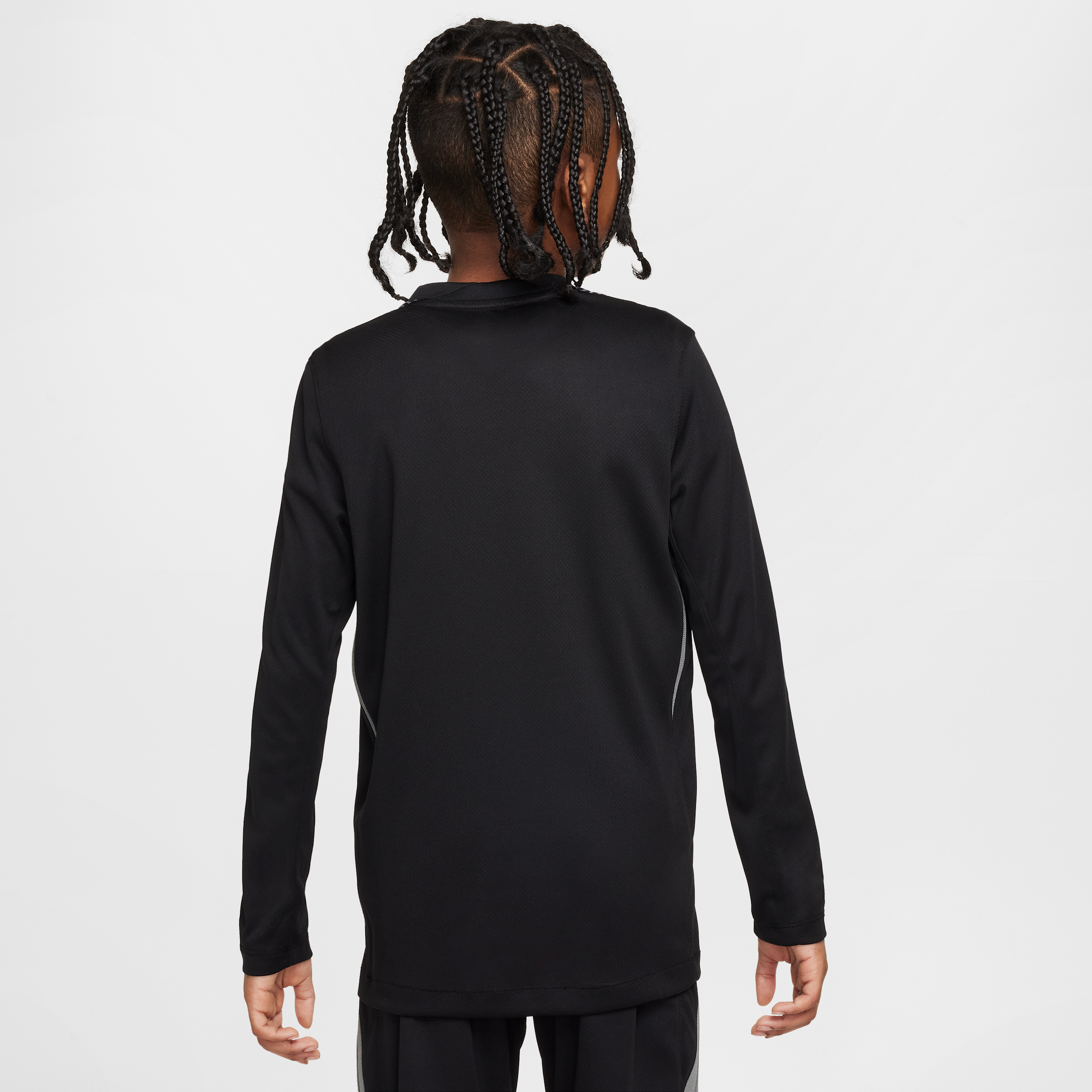 Thumbnail - Paris Saint-Germain 2025/26 Stadium Goalkeeper Nike Dri-FIT Replica langärmliges Fußballtrikot (ältere Kinder) - Schwarz