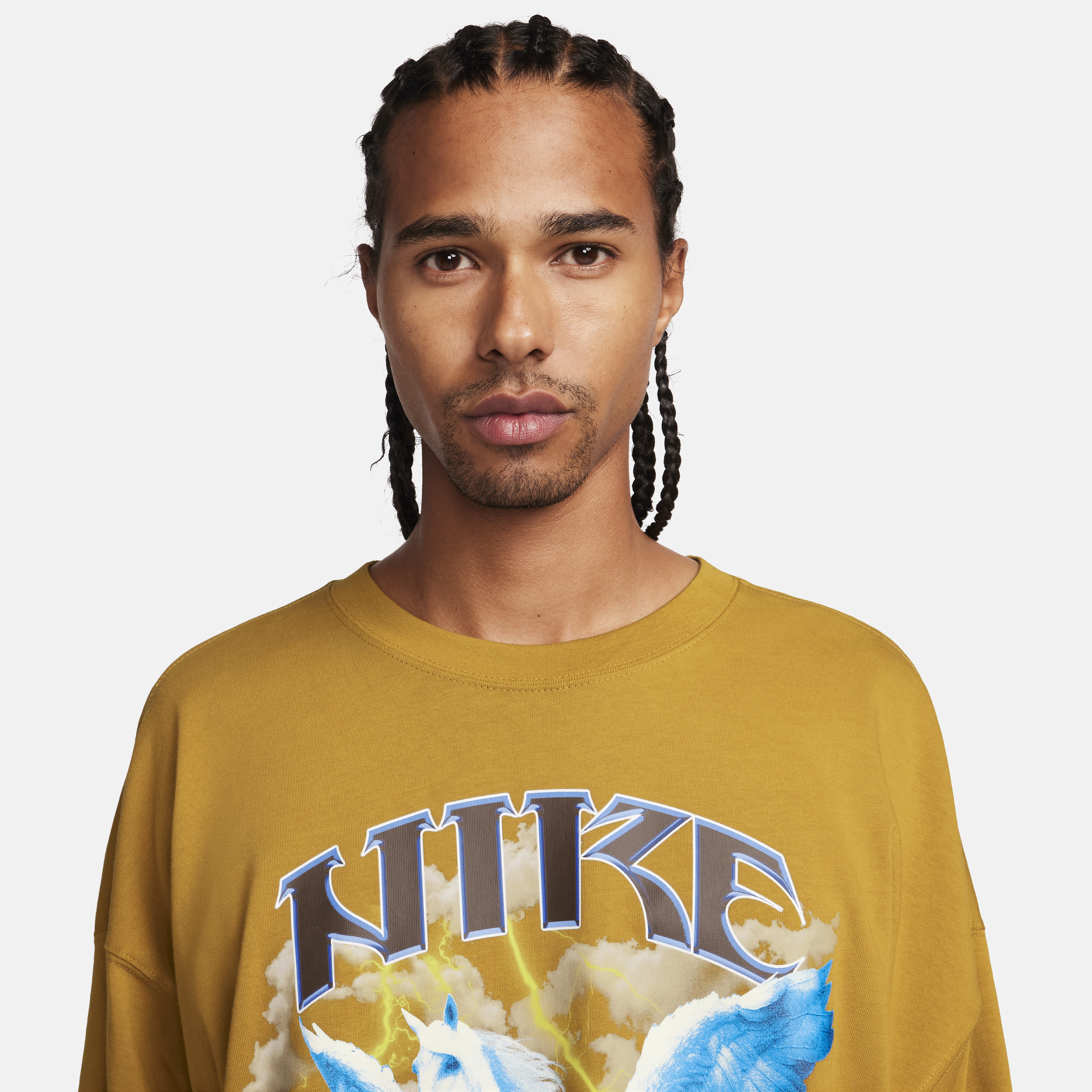 Nike Sportswear T-shirt voor heren Bruin