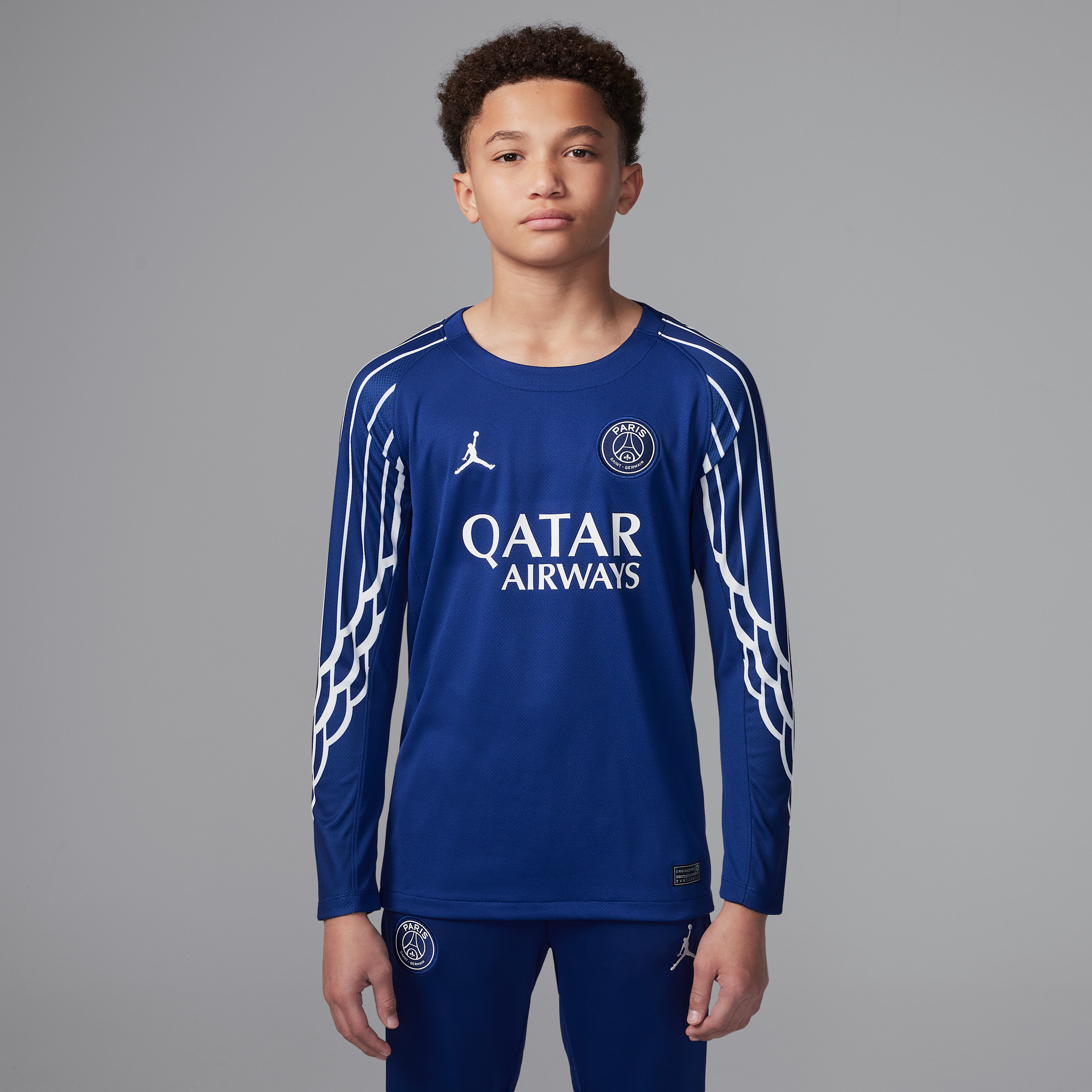 Maillot de foot à manches longues replica Jordan Dri-FIT Paris Saint-Germain 2024/25 Stadium 4e tenu