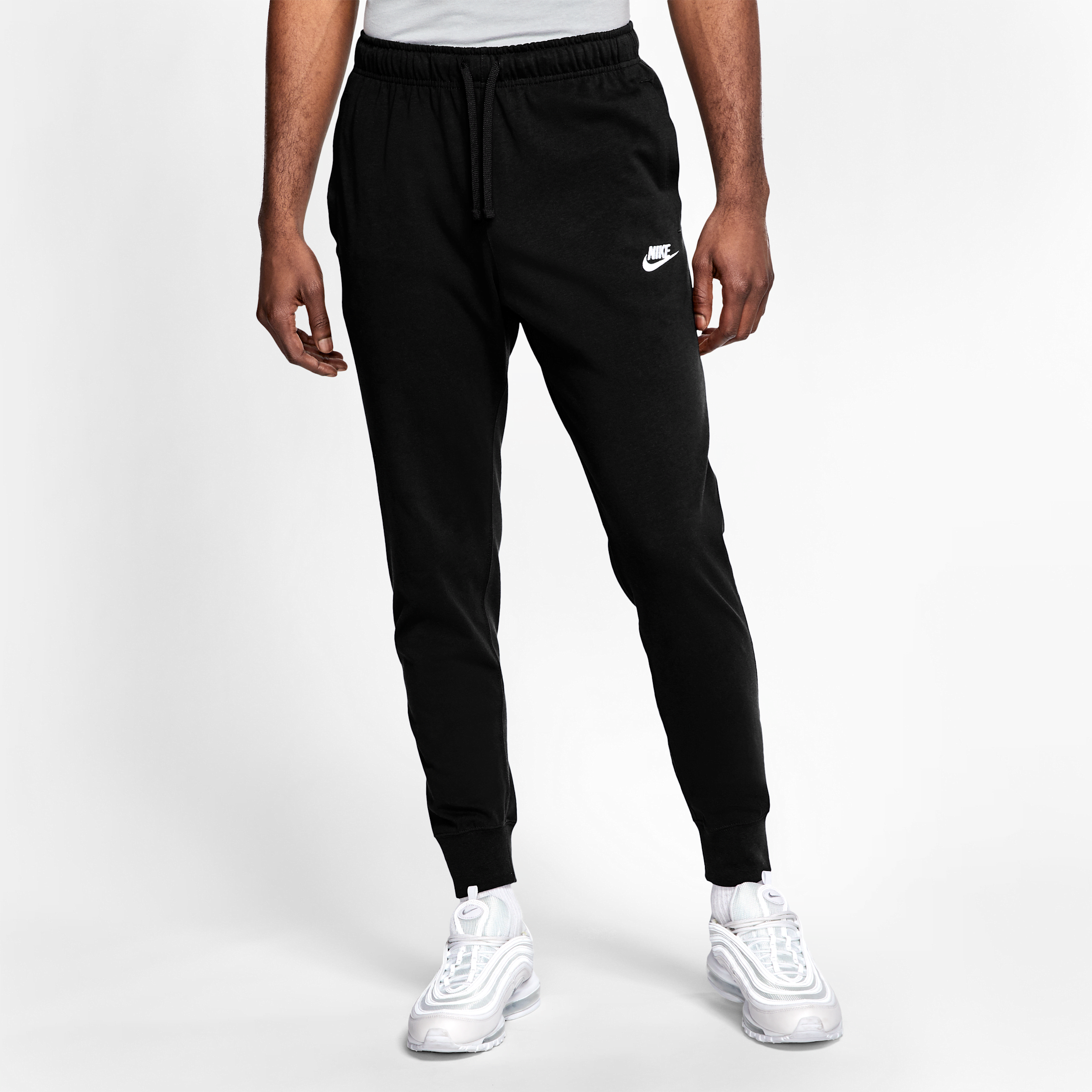 Nike Sportswear Club Men's Jersey Joggers - Black