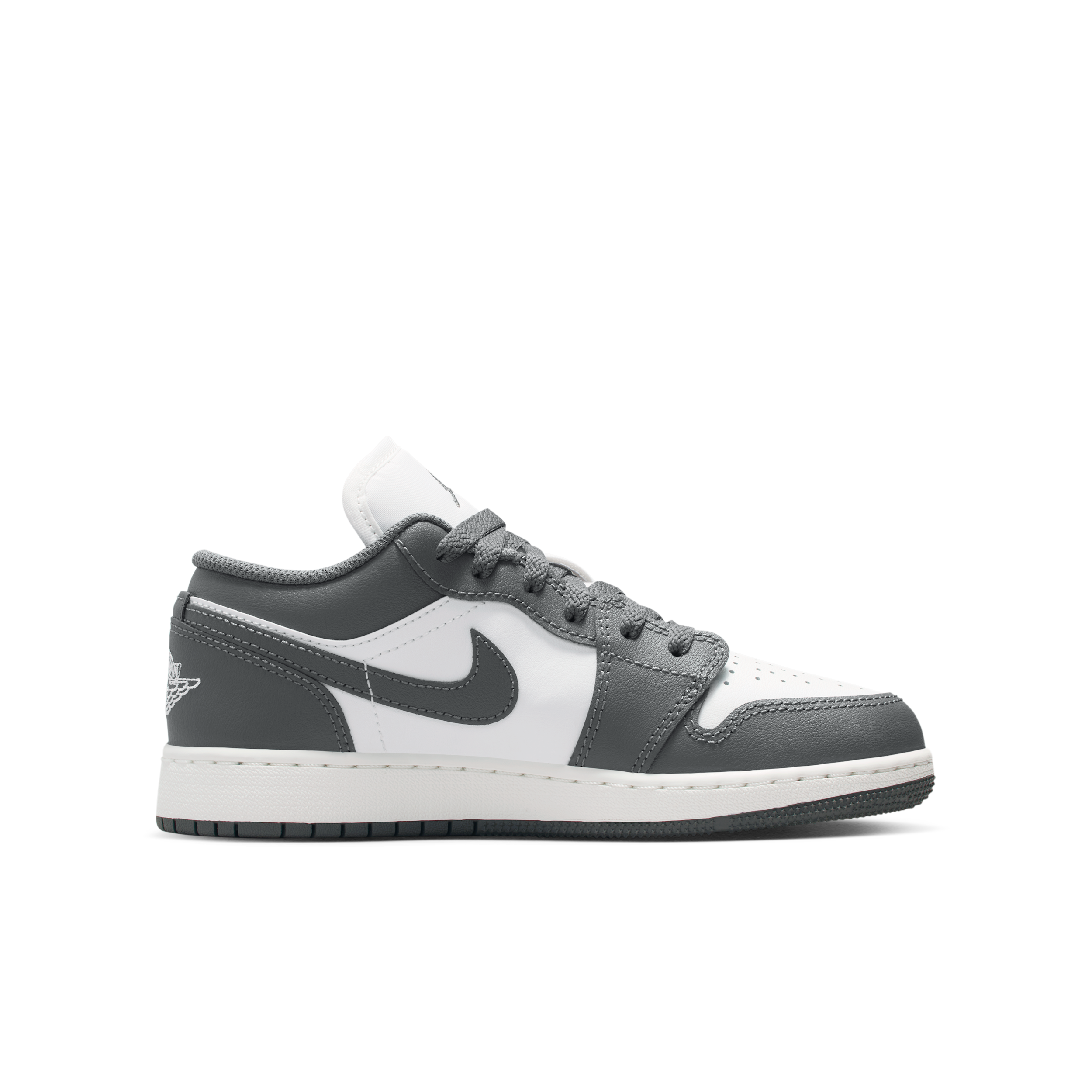 Thumbnail - Air Jordan 1 Low Schuh für ältere Kinder - Grau