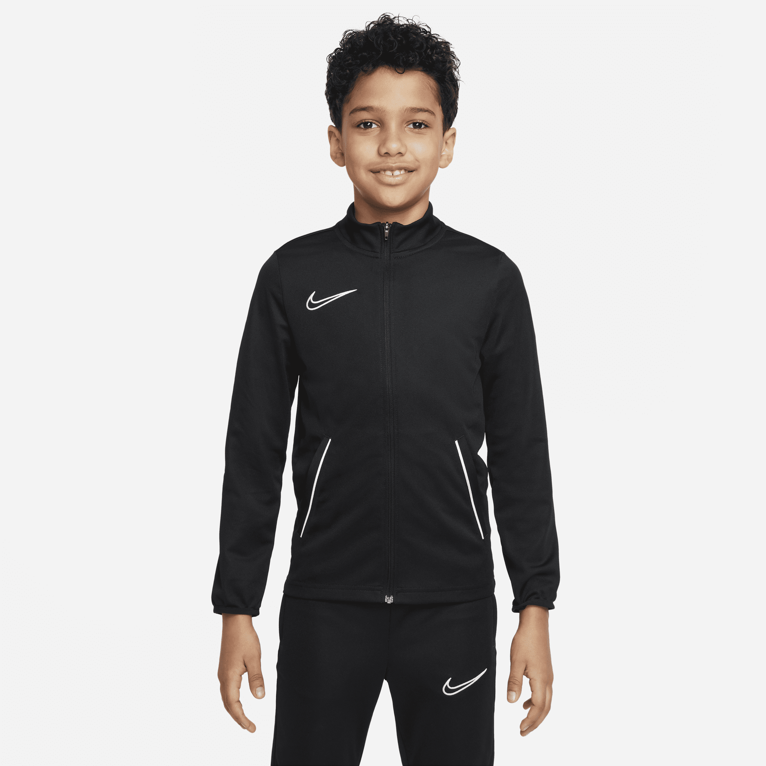 Thumbnail - Nike Dri-FIT Academy Strick-Fußball-Trainingsanzug für ältere Kinder - Schwarz