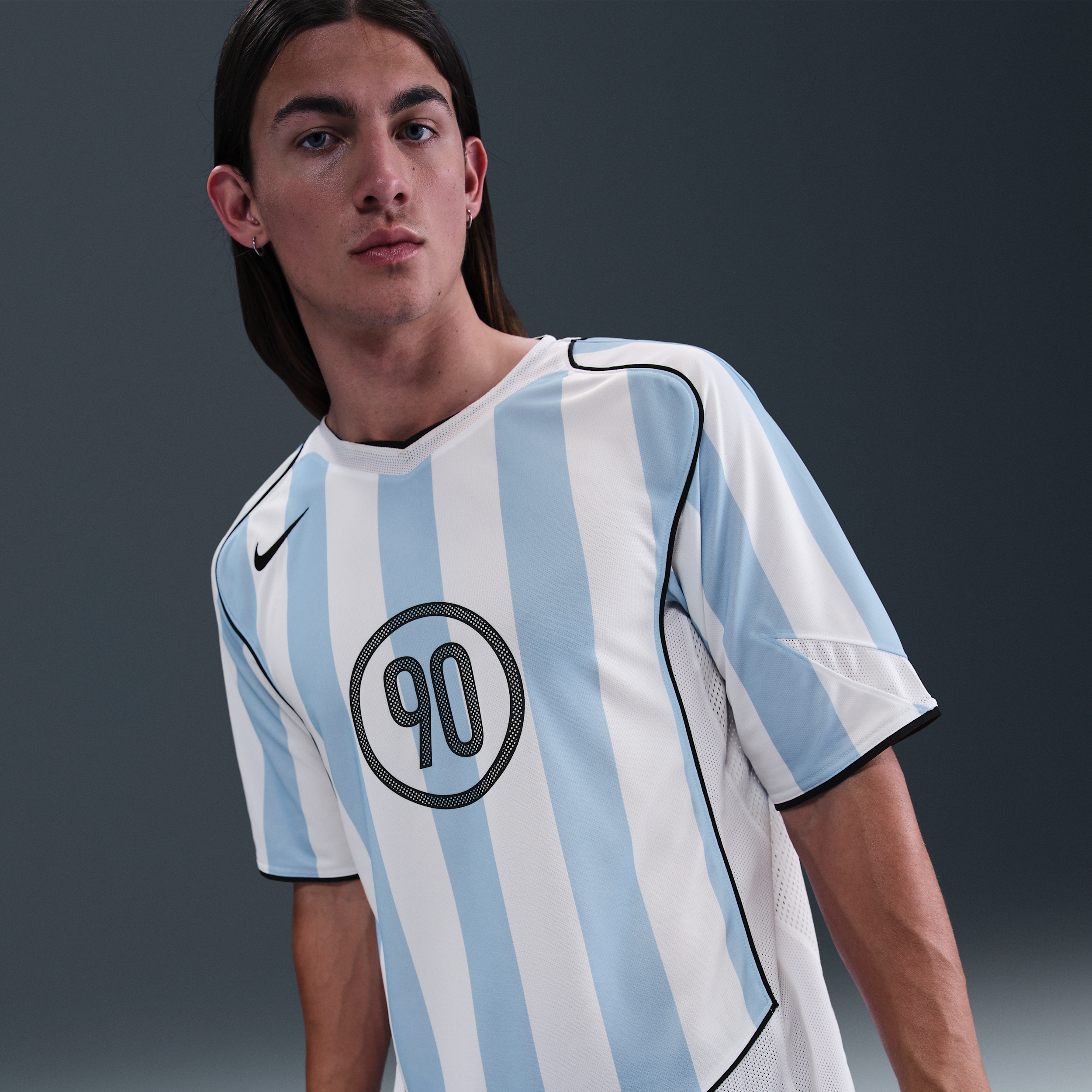 Nike Total 90 Dri-FIT voetbalshirt voor heren Blauw