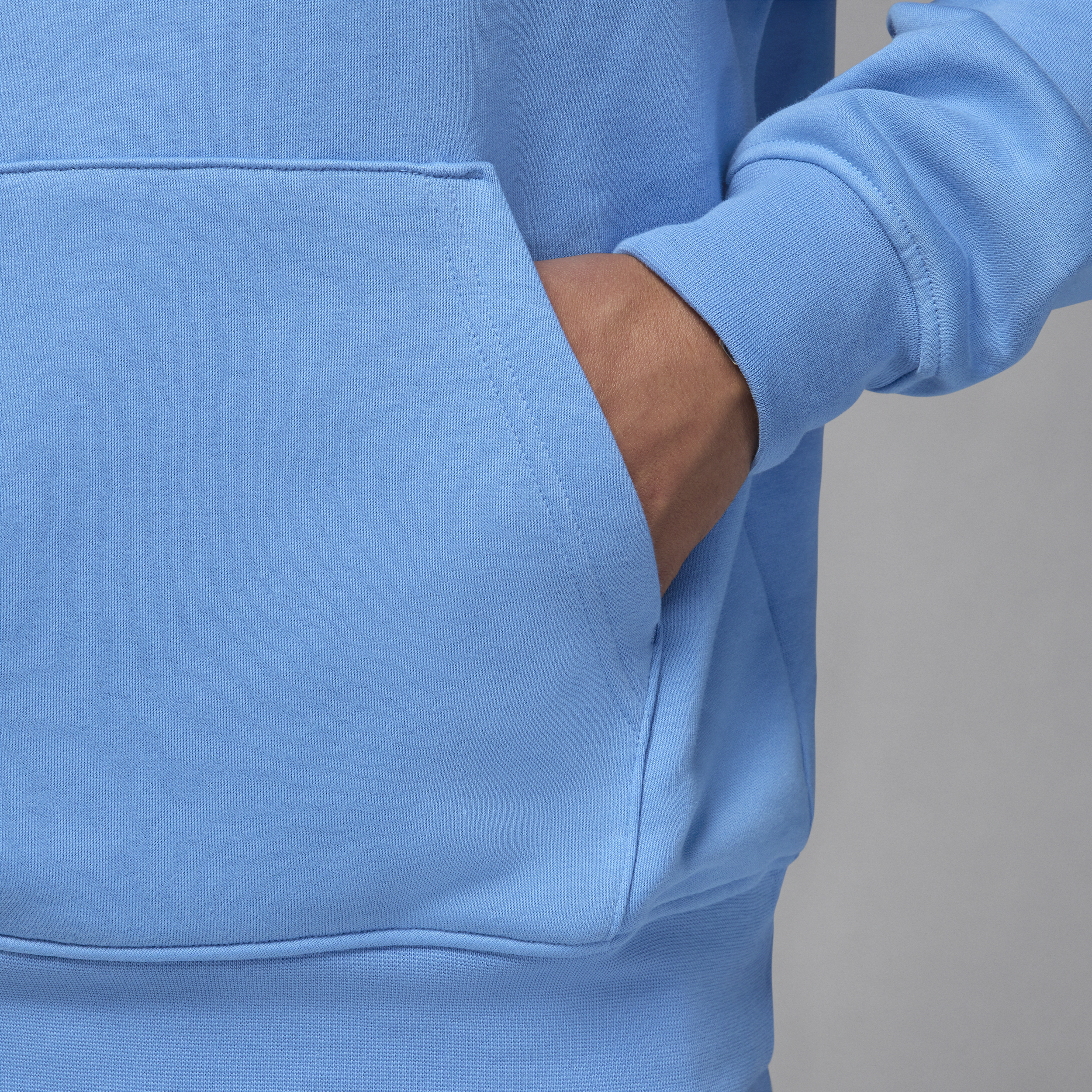 Sweat à capuche en tissu Fleece Jordan Essentials pour Homme - Bleu