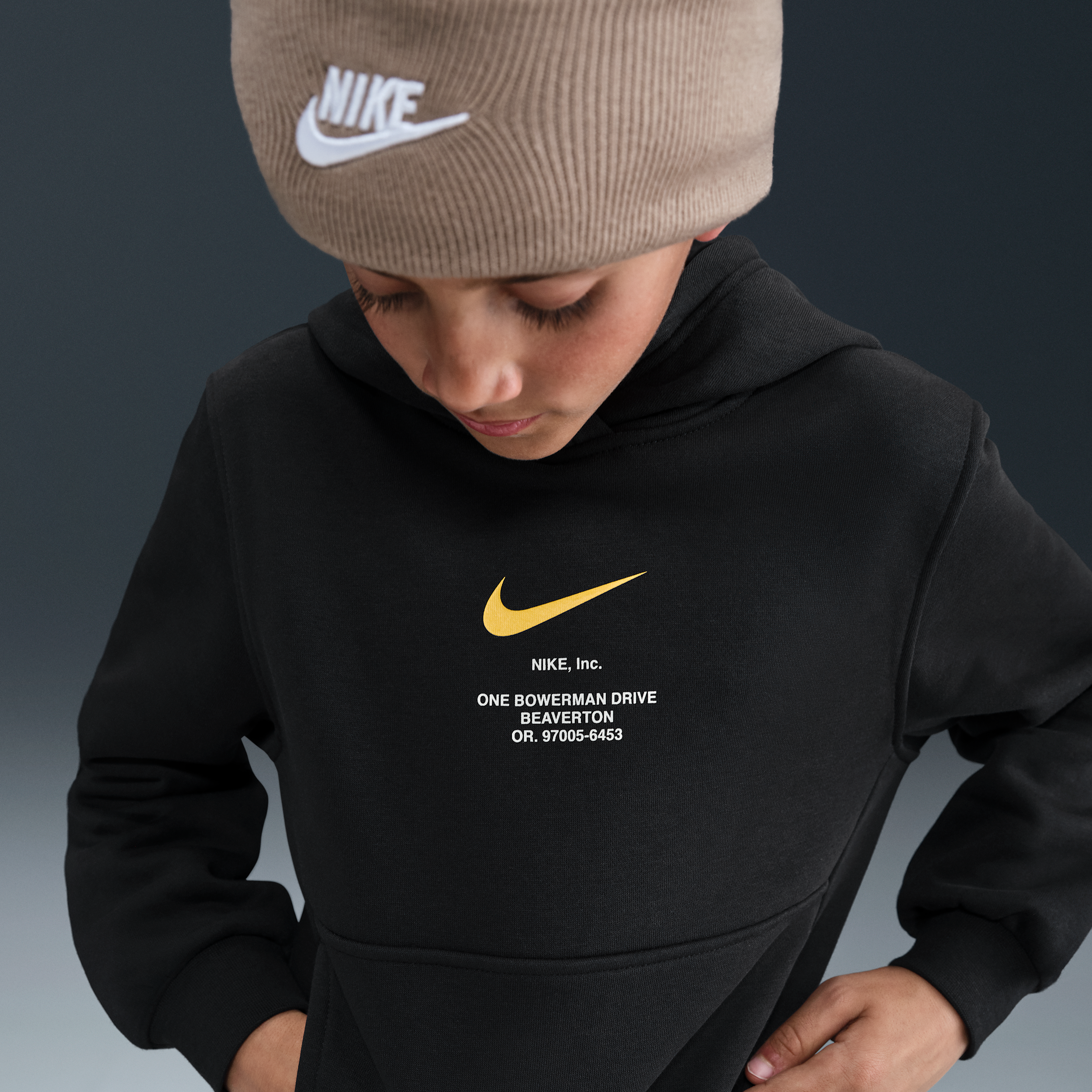 Nike Sportswear Club Fleece Hoodie voor Zwart