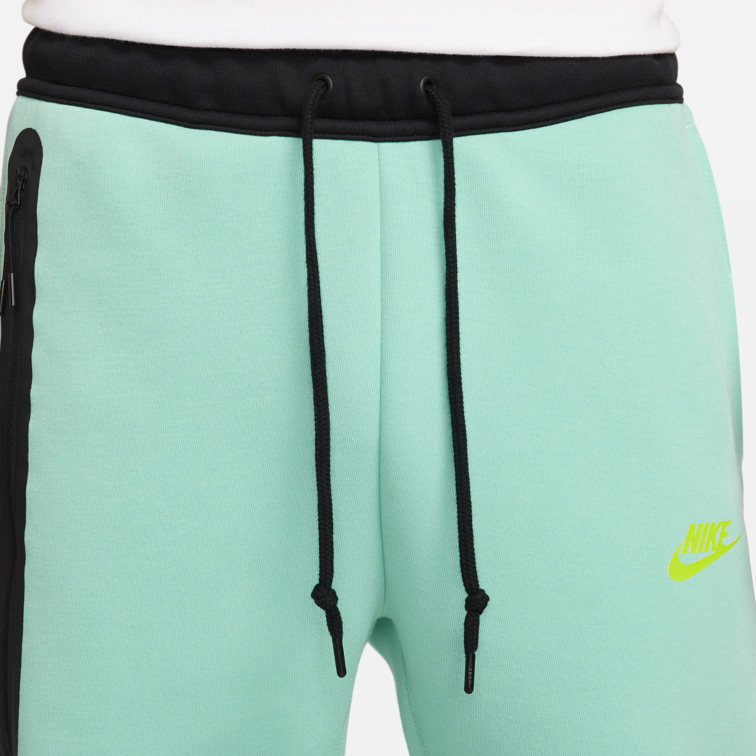 nike tech fleece liquid lime