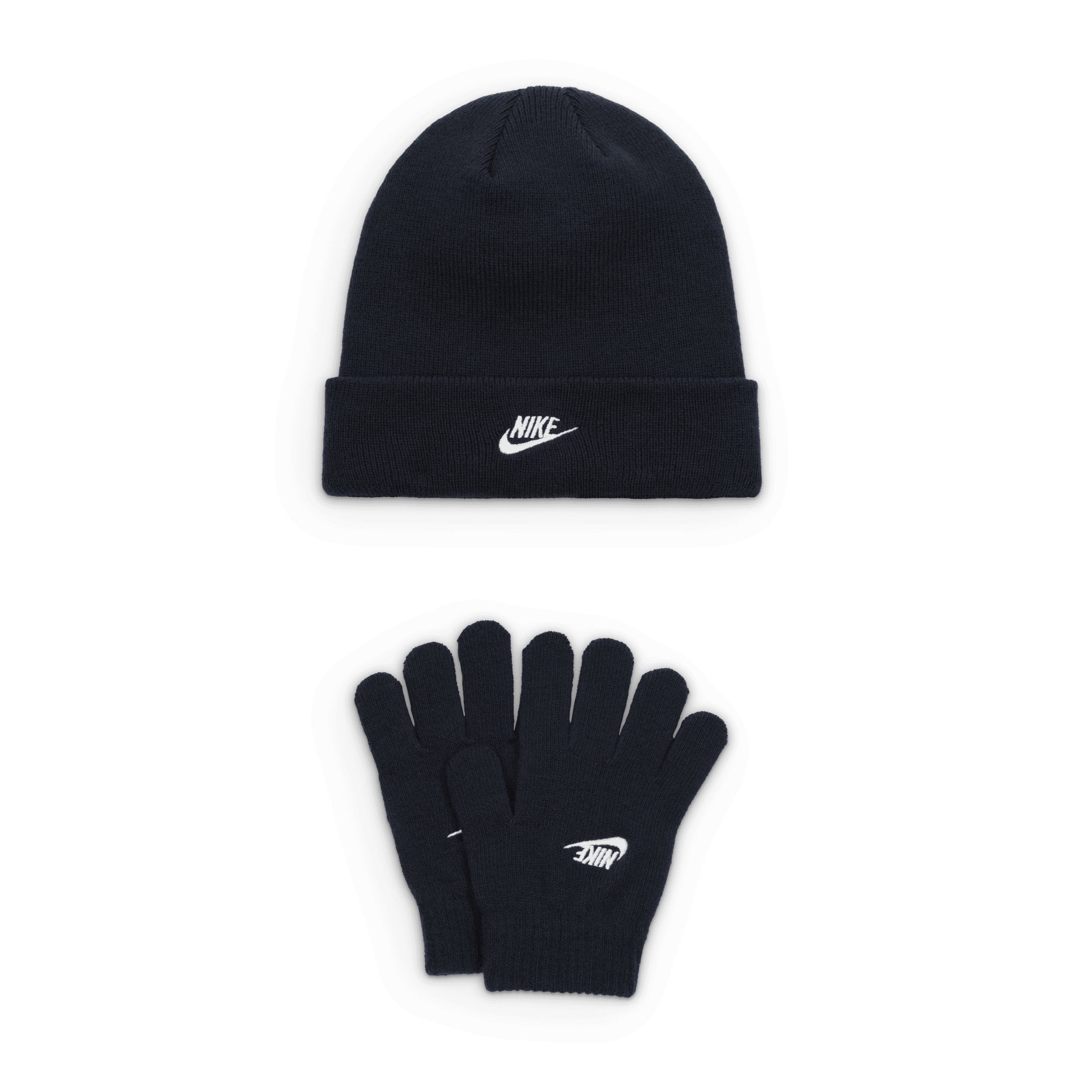 Nike Club beanie en handschoenen voor kleuters Blauw