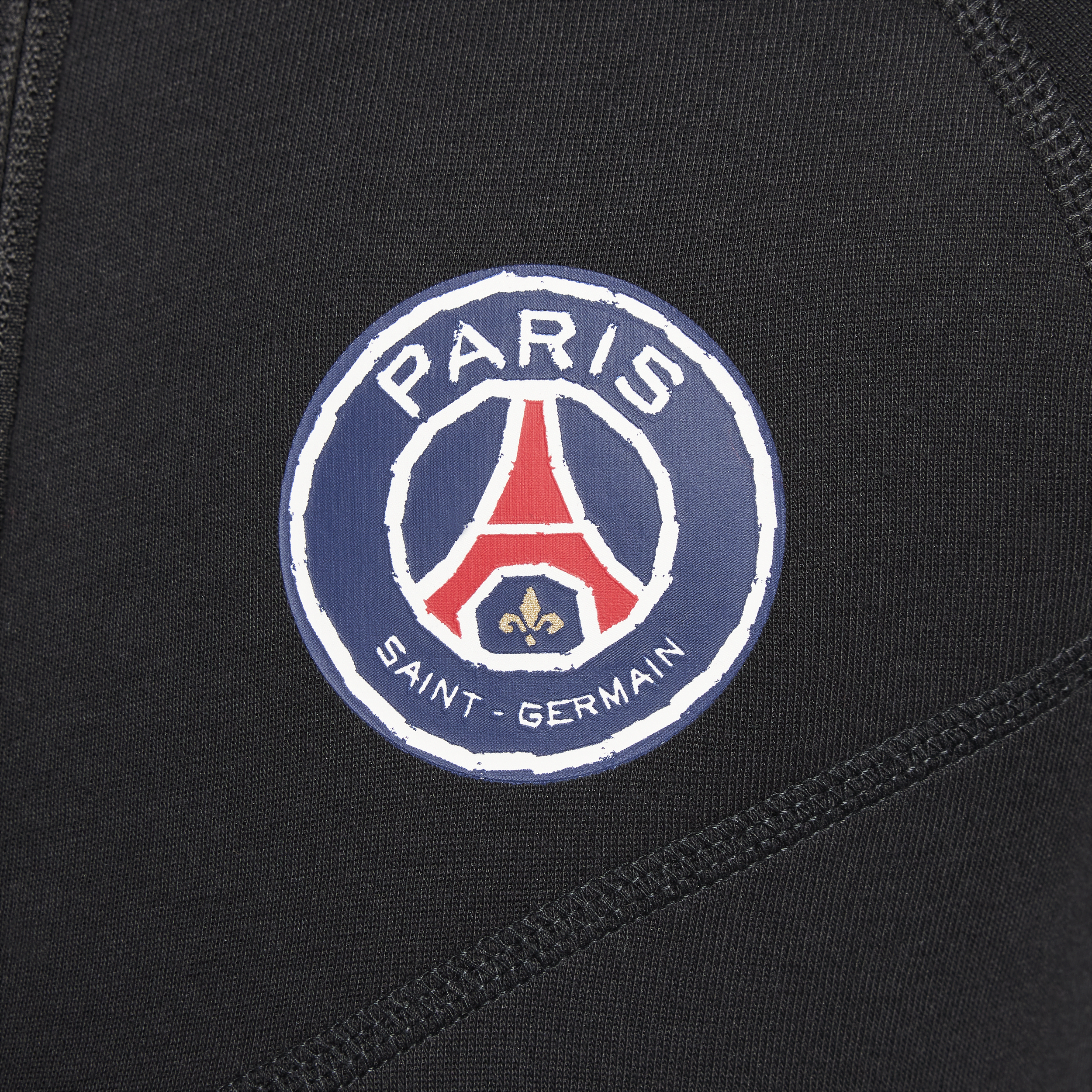 Sweat à capuche et zip Nike Football Paris Saint-Germain Tech Fleece pour ado (garçon) - Noir