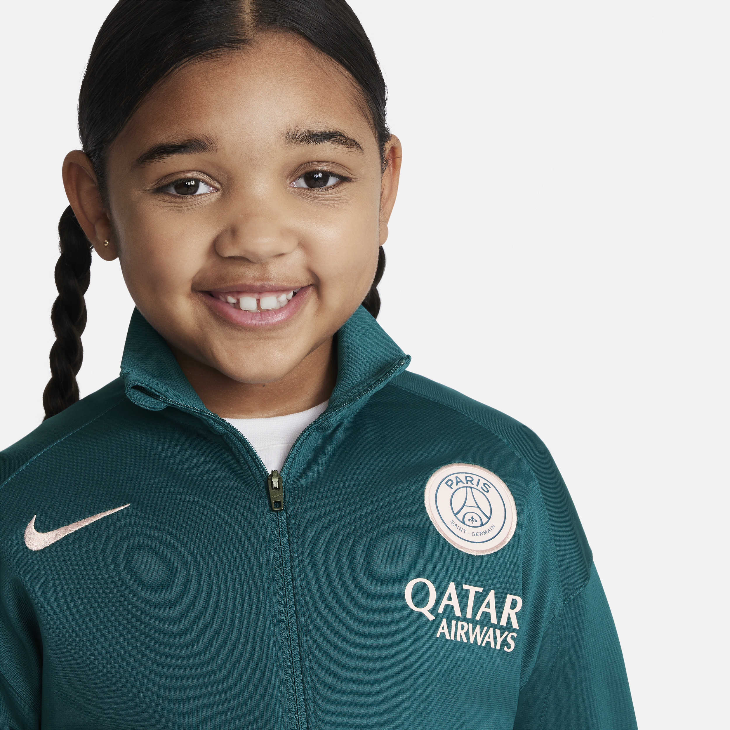 Survêtement de foot en maille Nike Dri-FIT Paris Saint-Germain Strike pour enfant - Vert