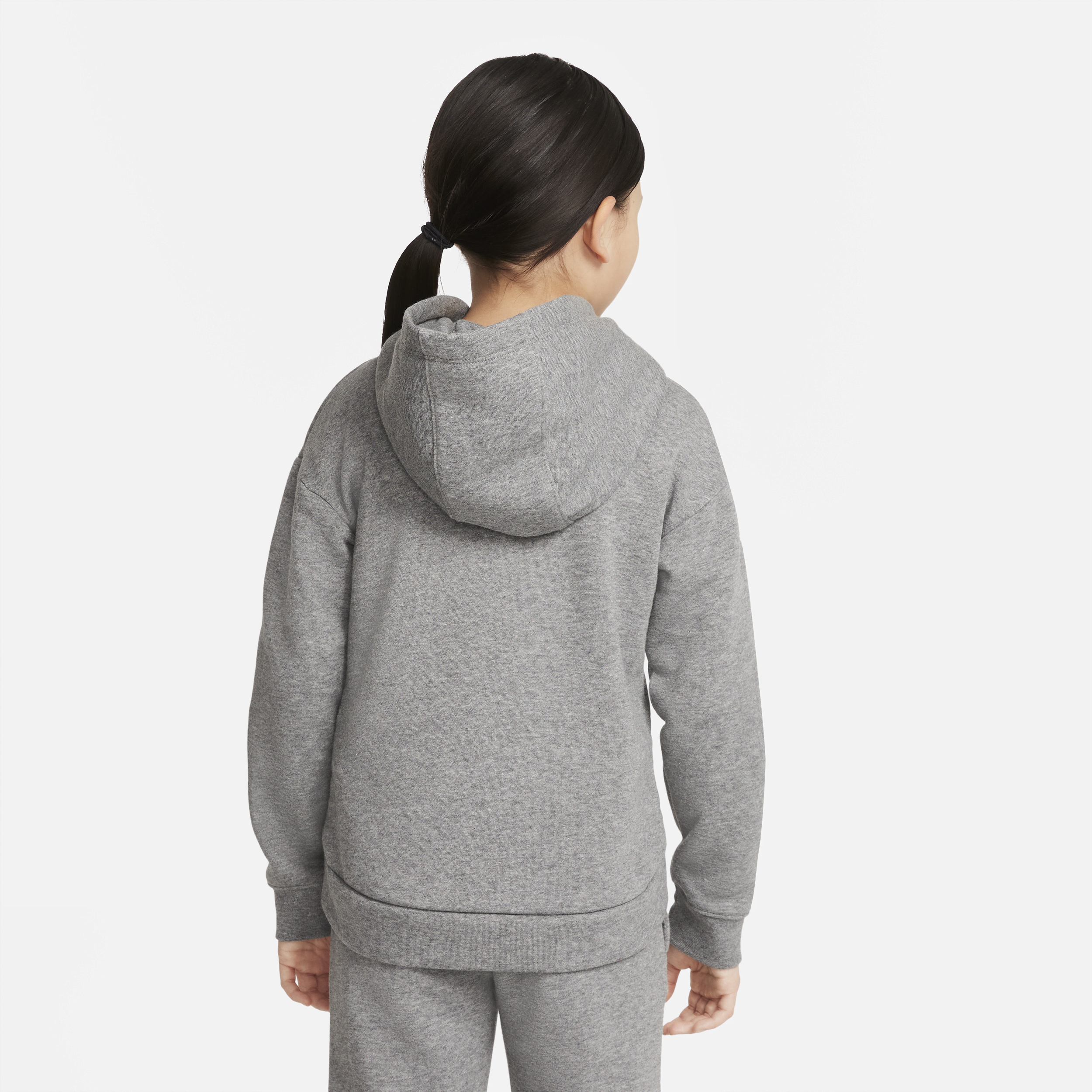 Thumbnail - Nike Club Fleece Hoodie für jüngere Kinder - Grau