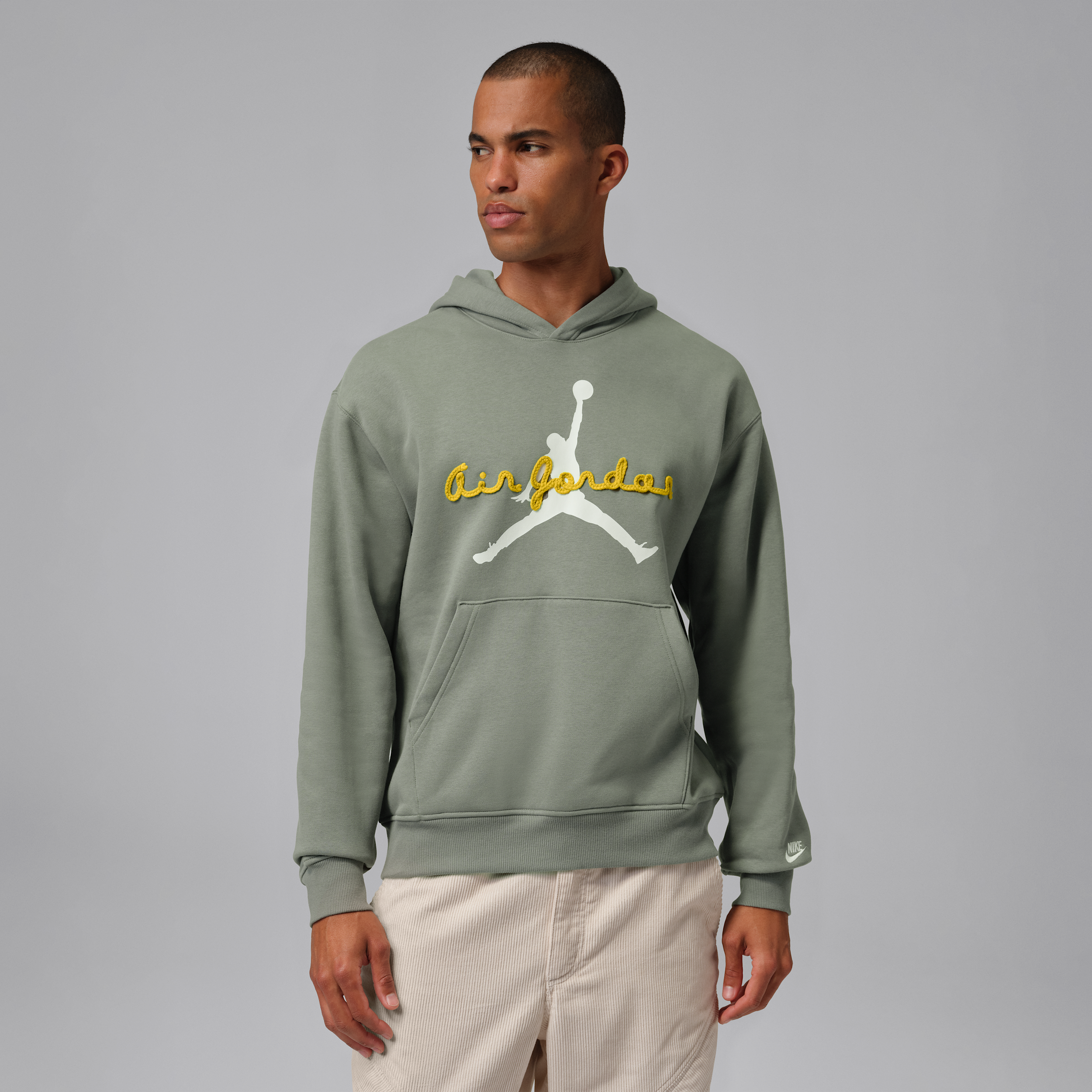 Felpa pullover con cappuccio Jordan Brooklyn Fleece – Uomo - Verde