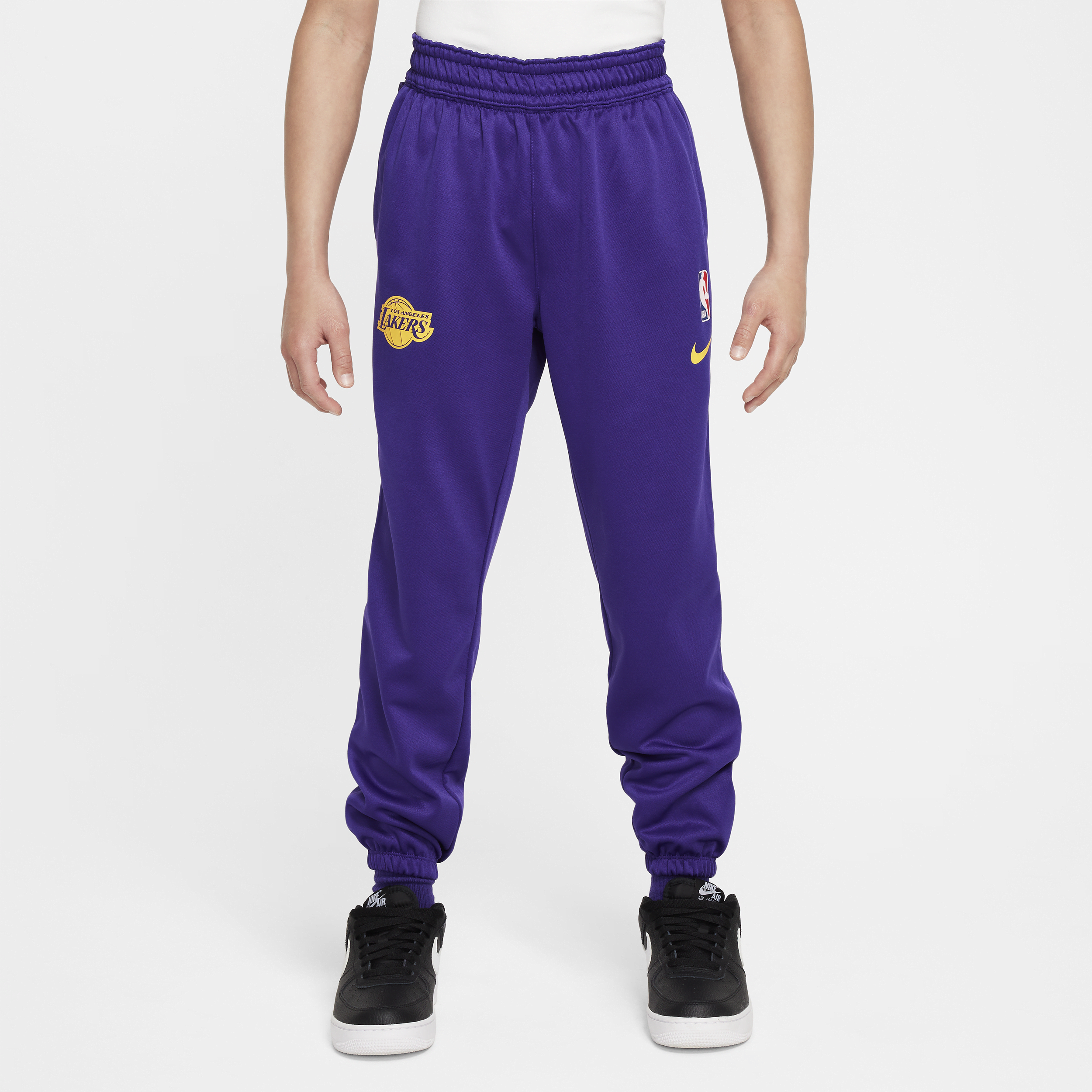 Nike Los Angeles Lakers Spotlight NBA-broek met Dri-FIT voor kids Paars