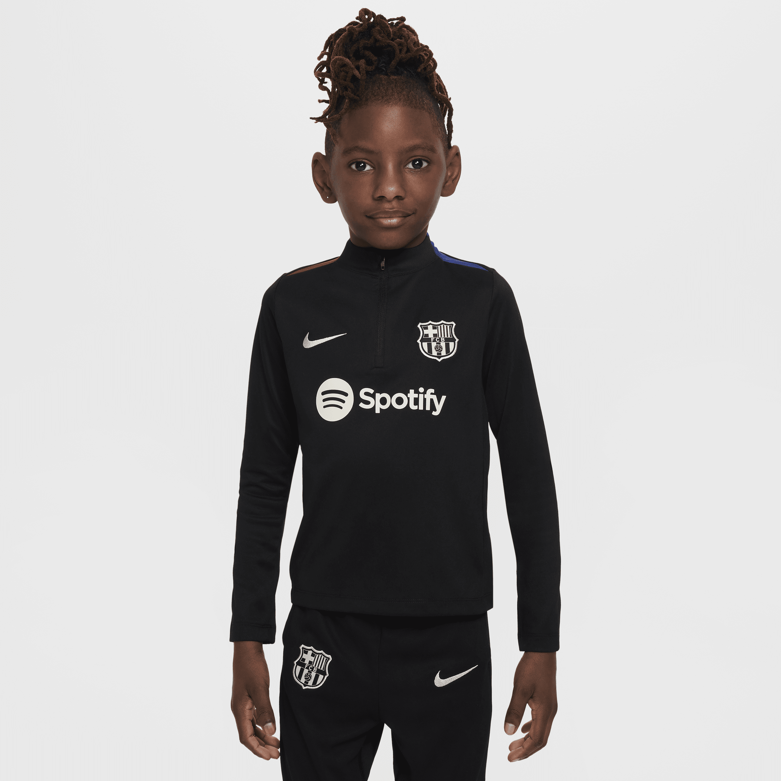 „Nike Dri-FIT FC Barcelona Academy Pro Fußball-Drill-Oberteil für