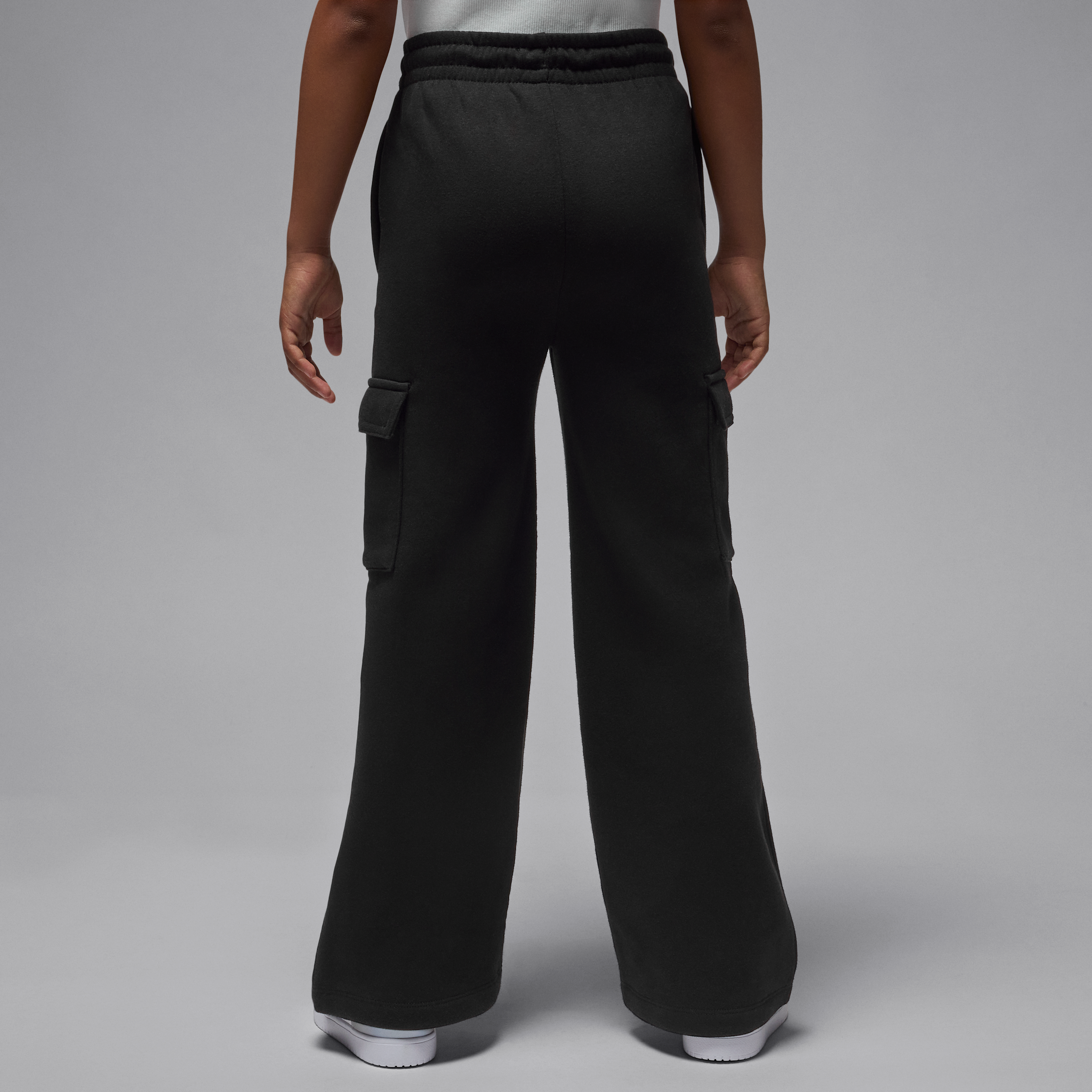 Thumbnail - Jordan Brooklyn Fleece-Cargohose (ältere Kinder) - Schwarz