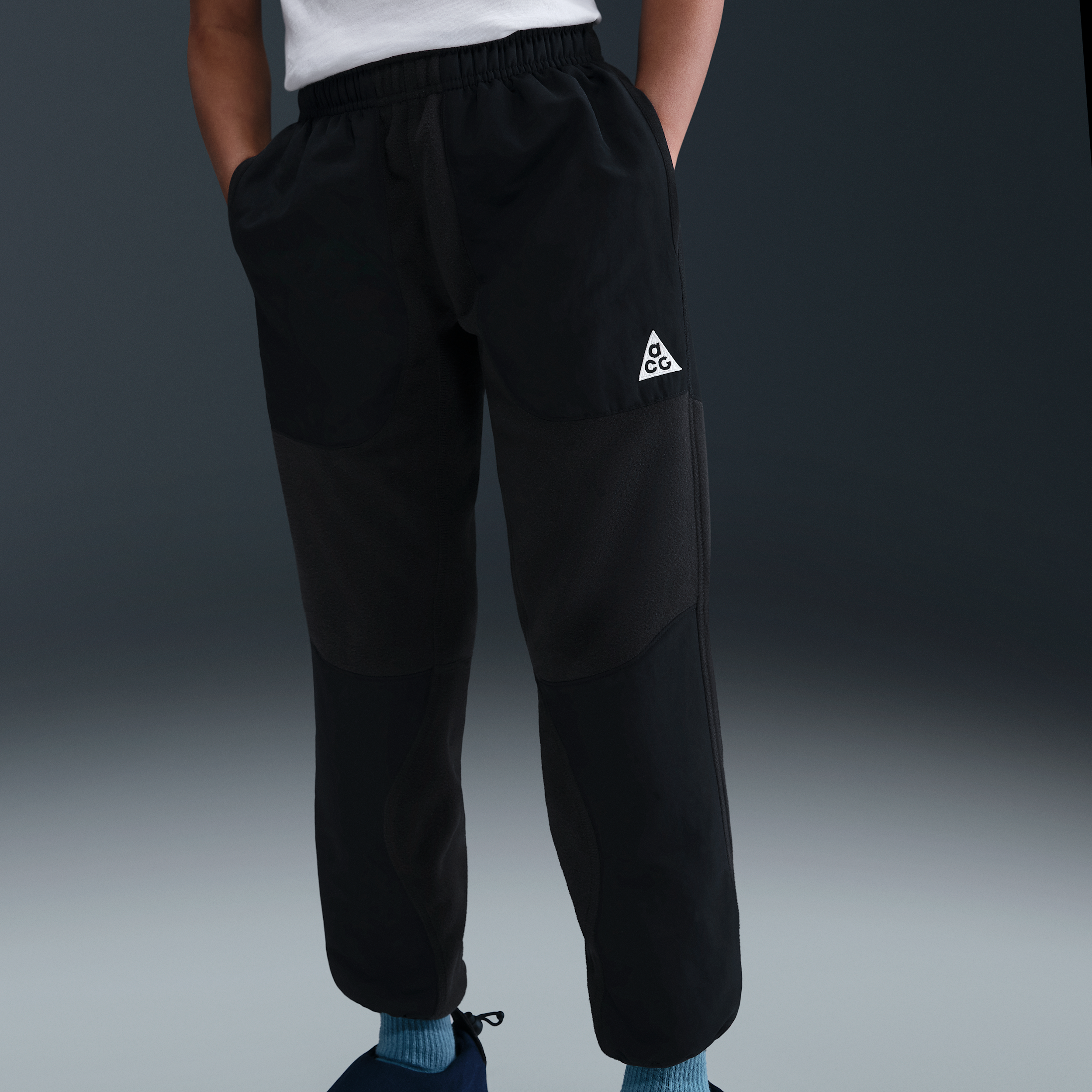 Thumbnail - Nike ACG "Wolf Tree" Polartec® Hose für ältere Kinder - Schwarz