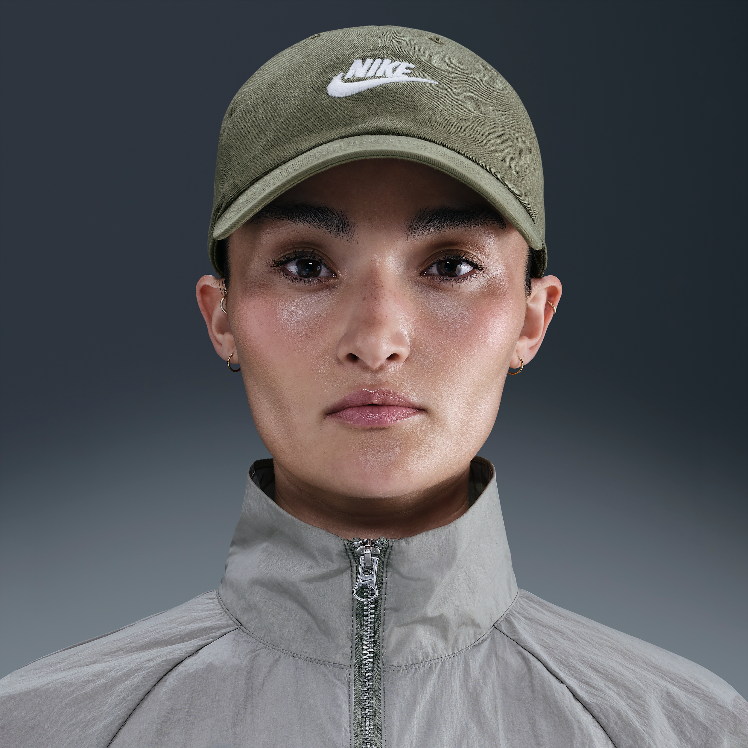 Thumbnail - Nike Club unstrukturierte Futura Wash-Cap - Grün