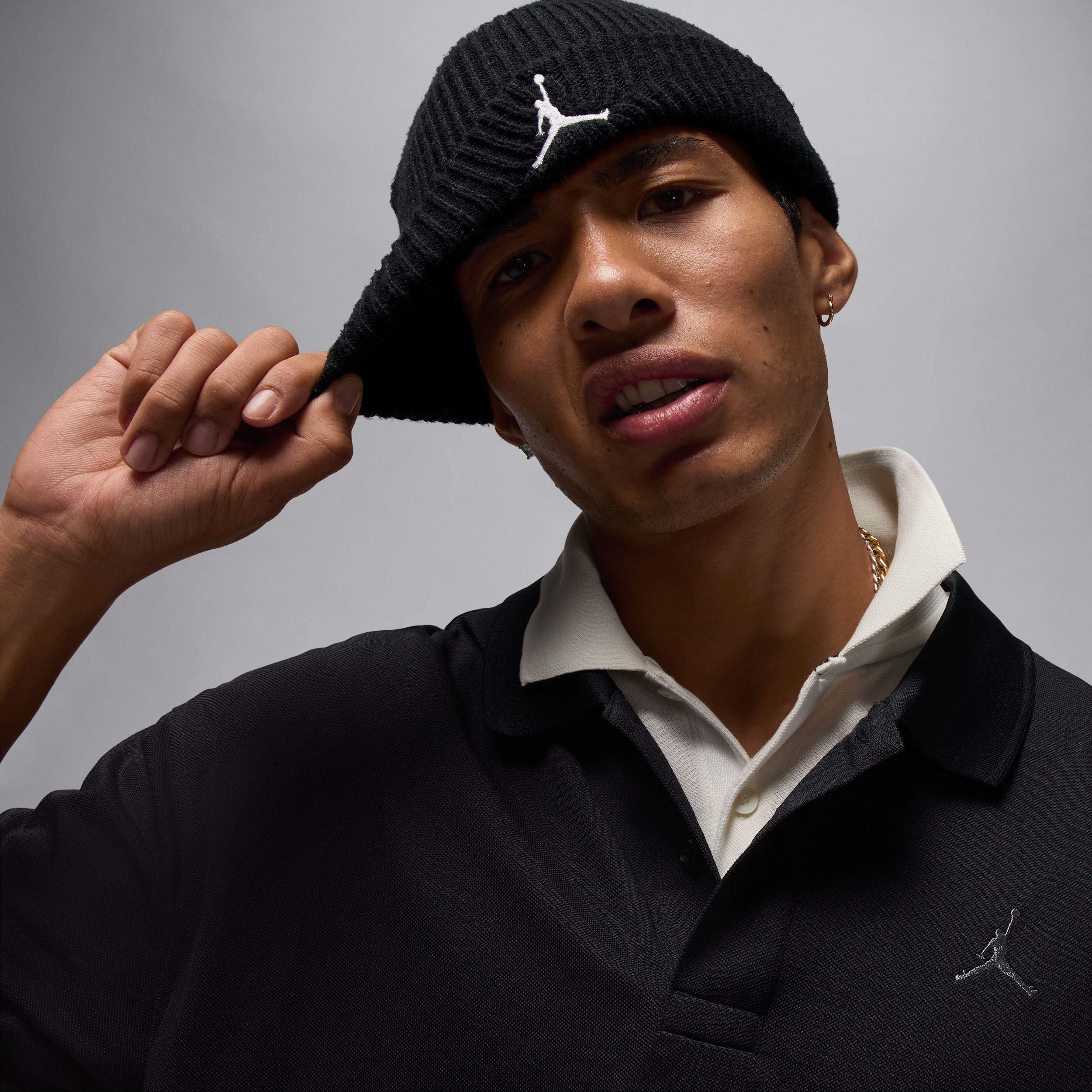 Thumbnail - Jordan Brooklyn Poloshirt (Herren) - Schwarz