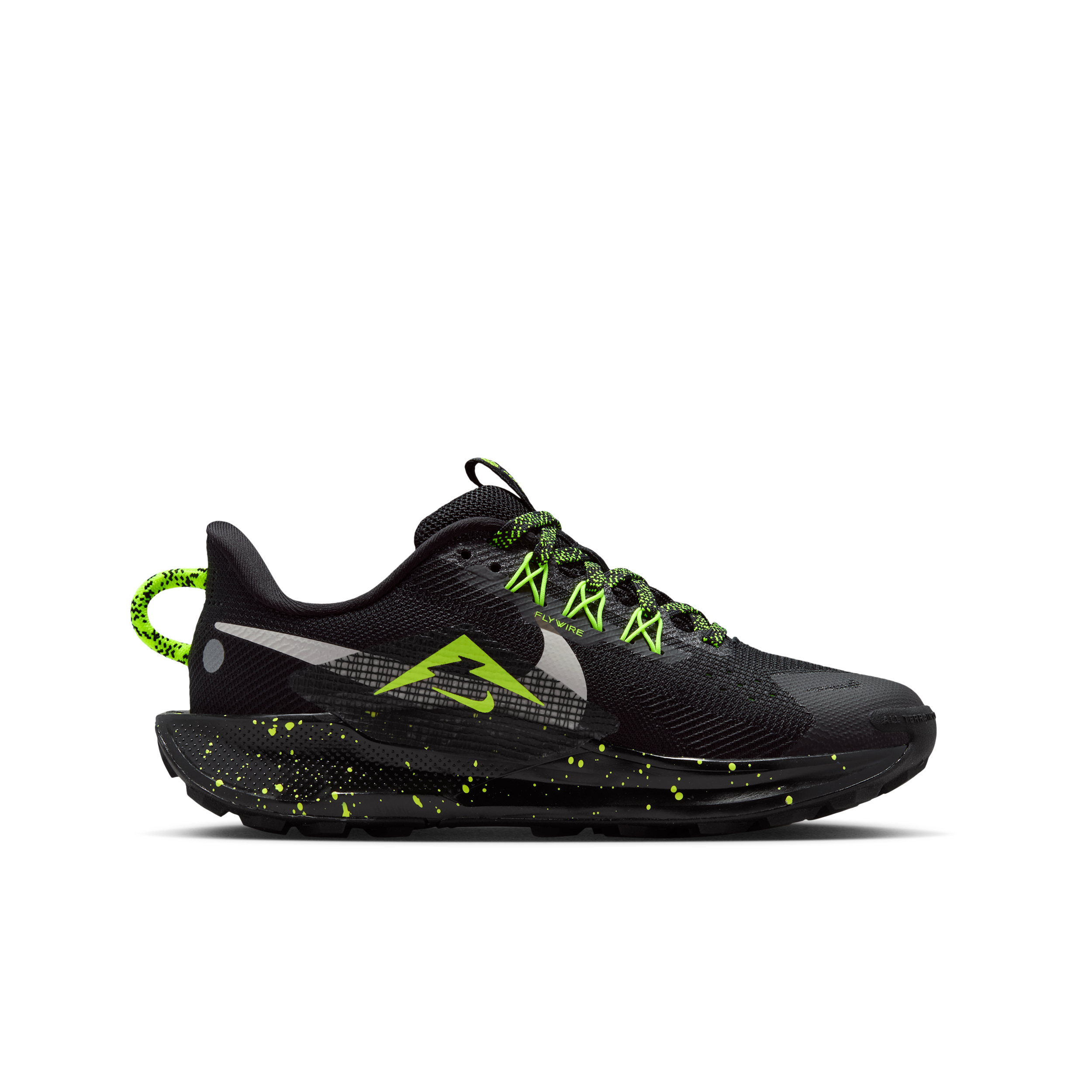 Thumbnail - Nike Pegasus Trail 5 Traillaufschuh (ältere Kinder) - Schwarz