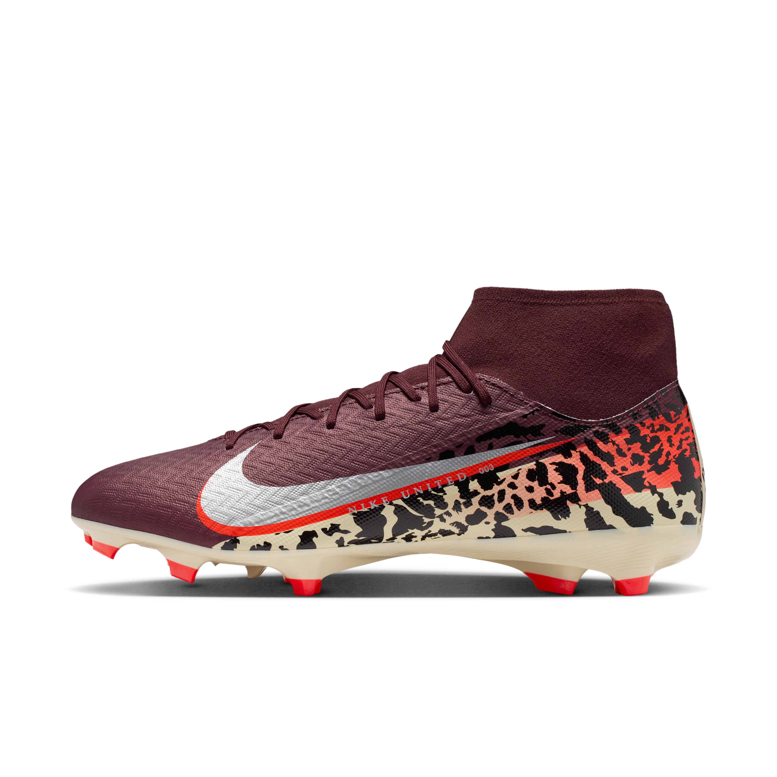 Nike United Mercurial Superfly 10 Academy High-top Voetbalschoenen (meerdere Ondergronden) - Rood