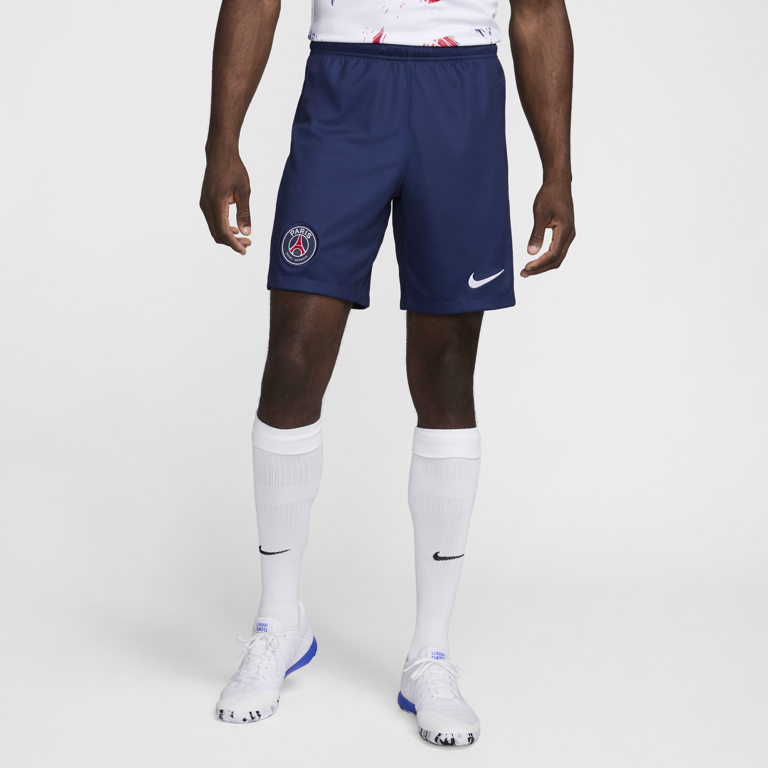 Short de foot Replica Nike Dri-FIT Paris Saint-Germain 2024/2025 Stadium Domicile pour homme - Bleu