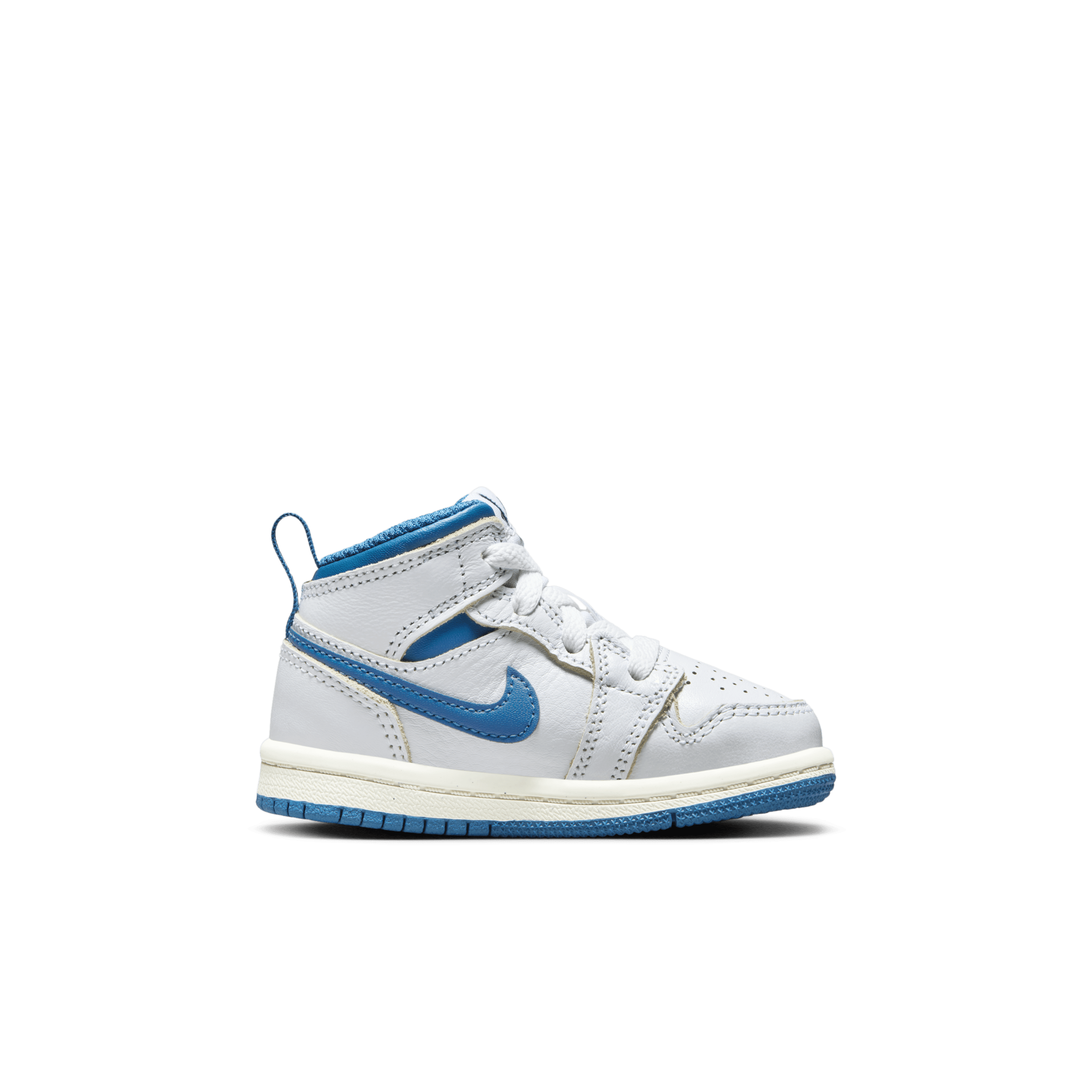 Chaussure Jordan 1 Mid SE pour bébé et tout-petit - Blanc