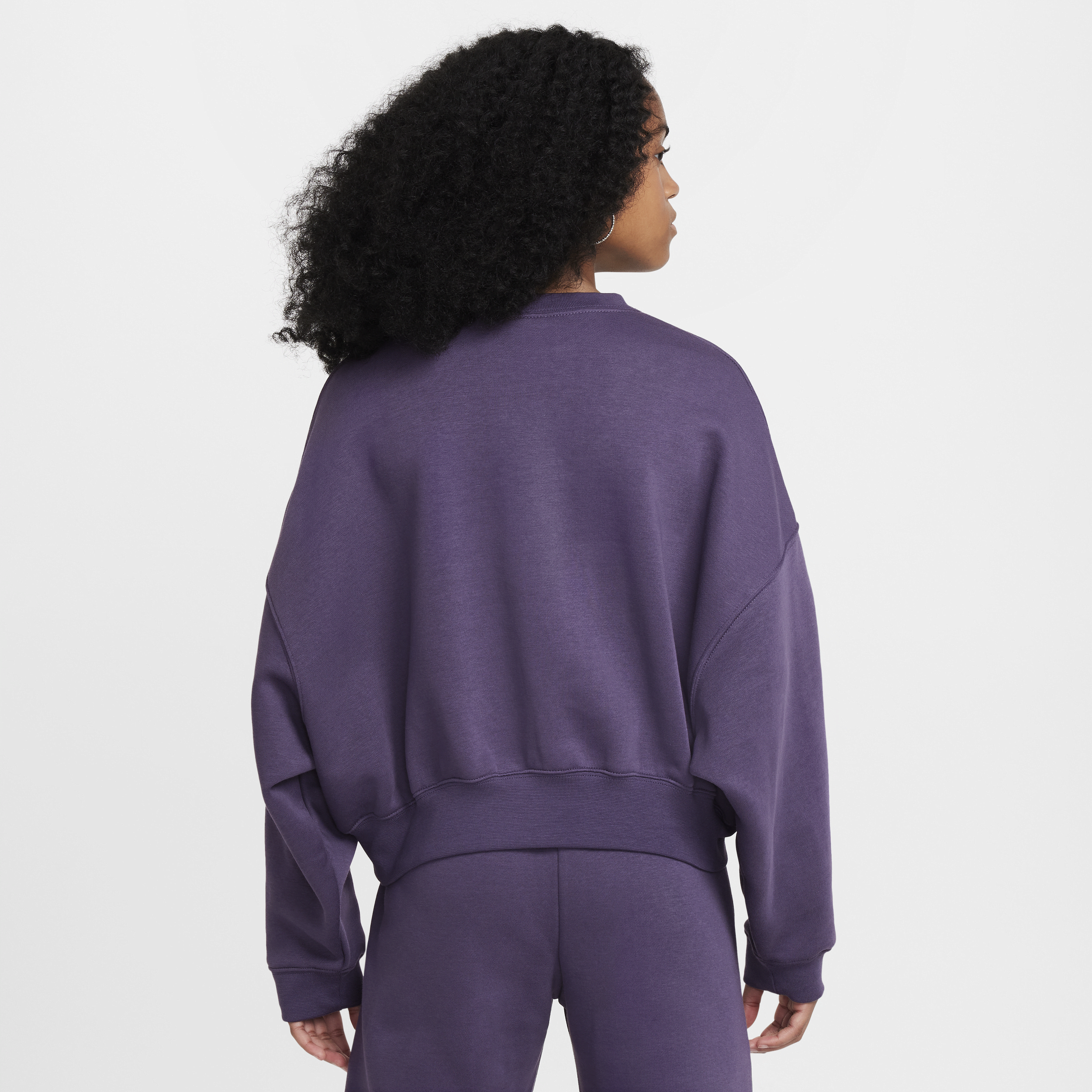 Thumbnail - Nike Fleece-Kurz-Sweatshirt (Mädchen) - Lila