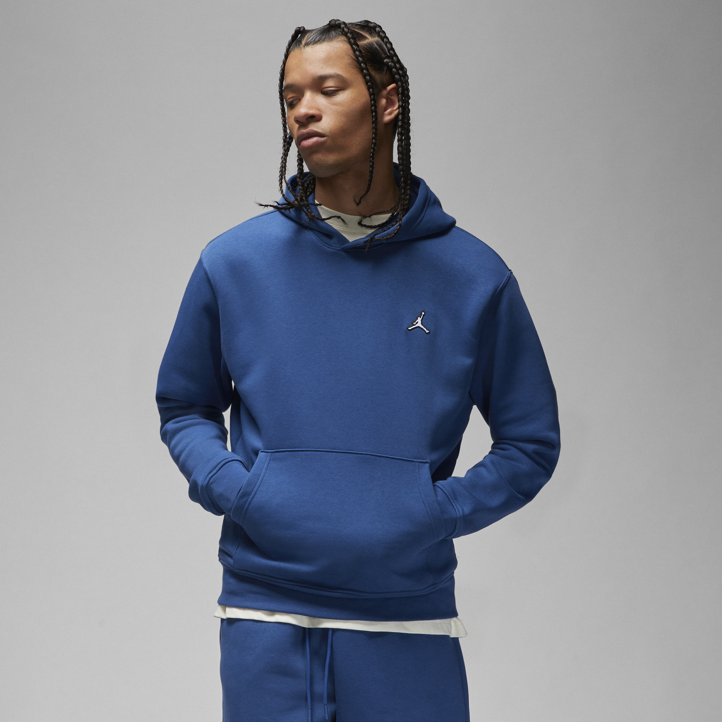 Jordan Essentials Fleece Pullover Hoodie | DQ7466-493 | FOOTY.COM