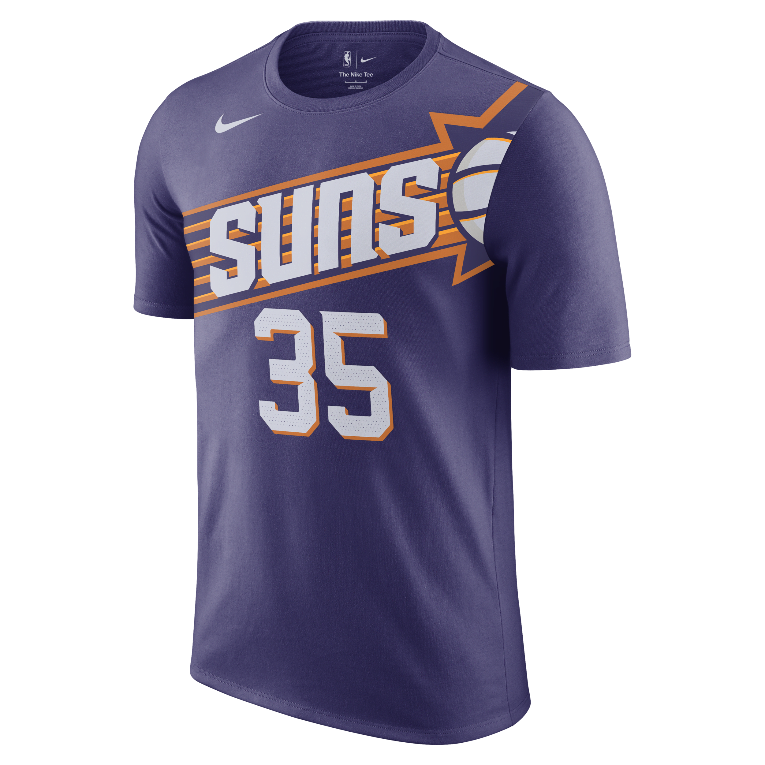 Kevin Durant Phoenix Suns Men's Nike NBA T-Shirt - Purple