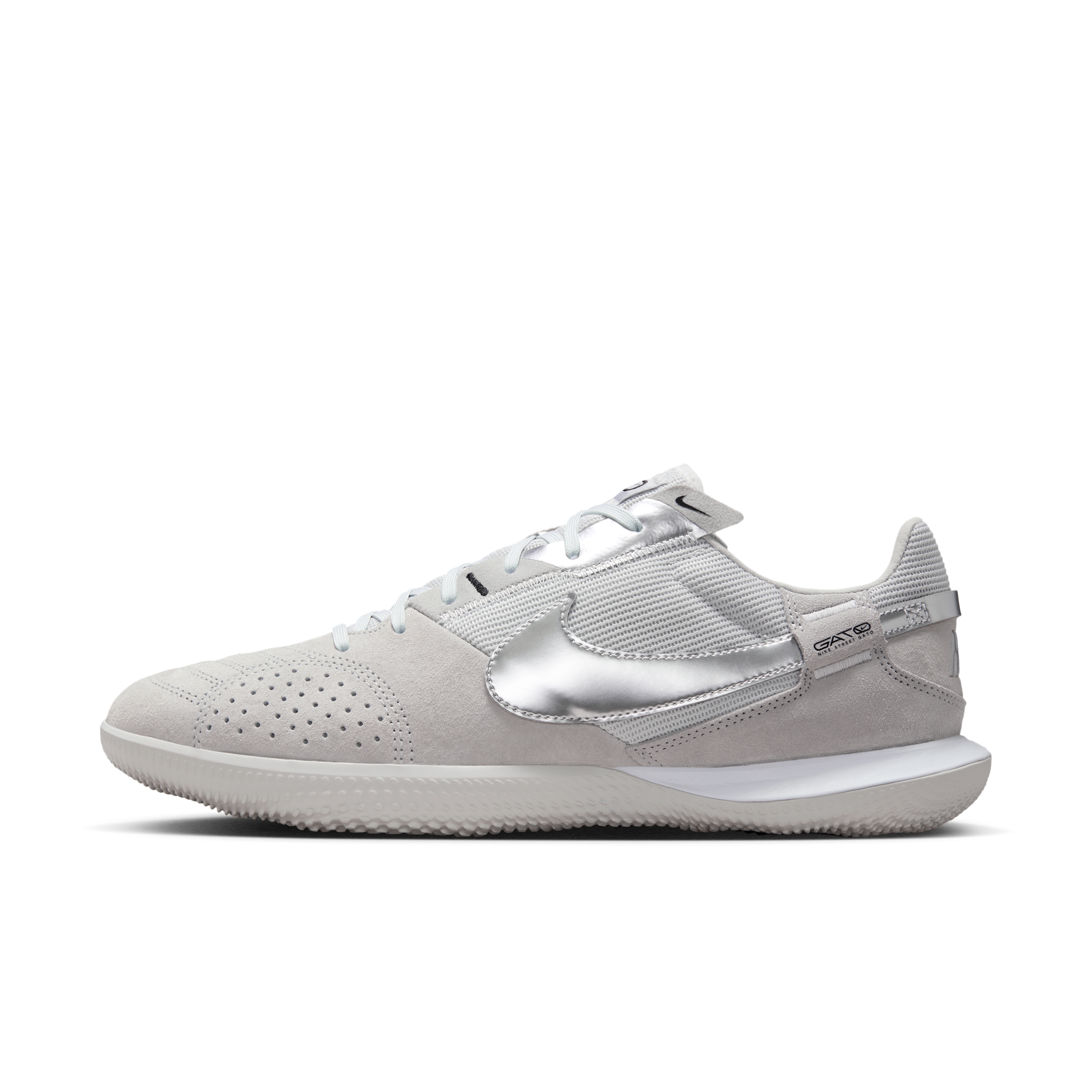 Thumbnail - Nike Streetgato Low-Top-Fußballschuh - Grau