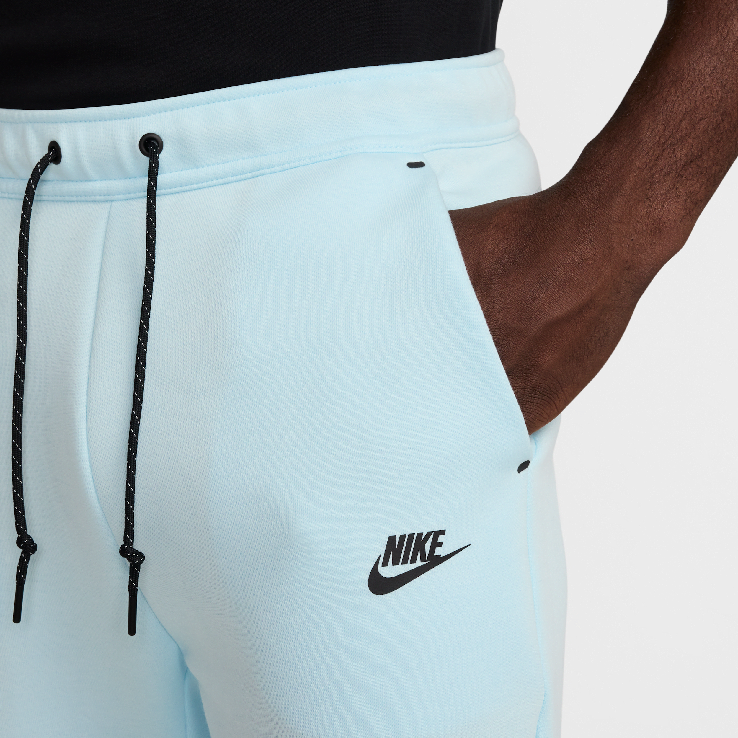 Pantalon de jogging en tissu Fleece Nike Tech pour homme - Bleu