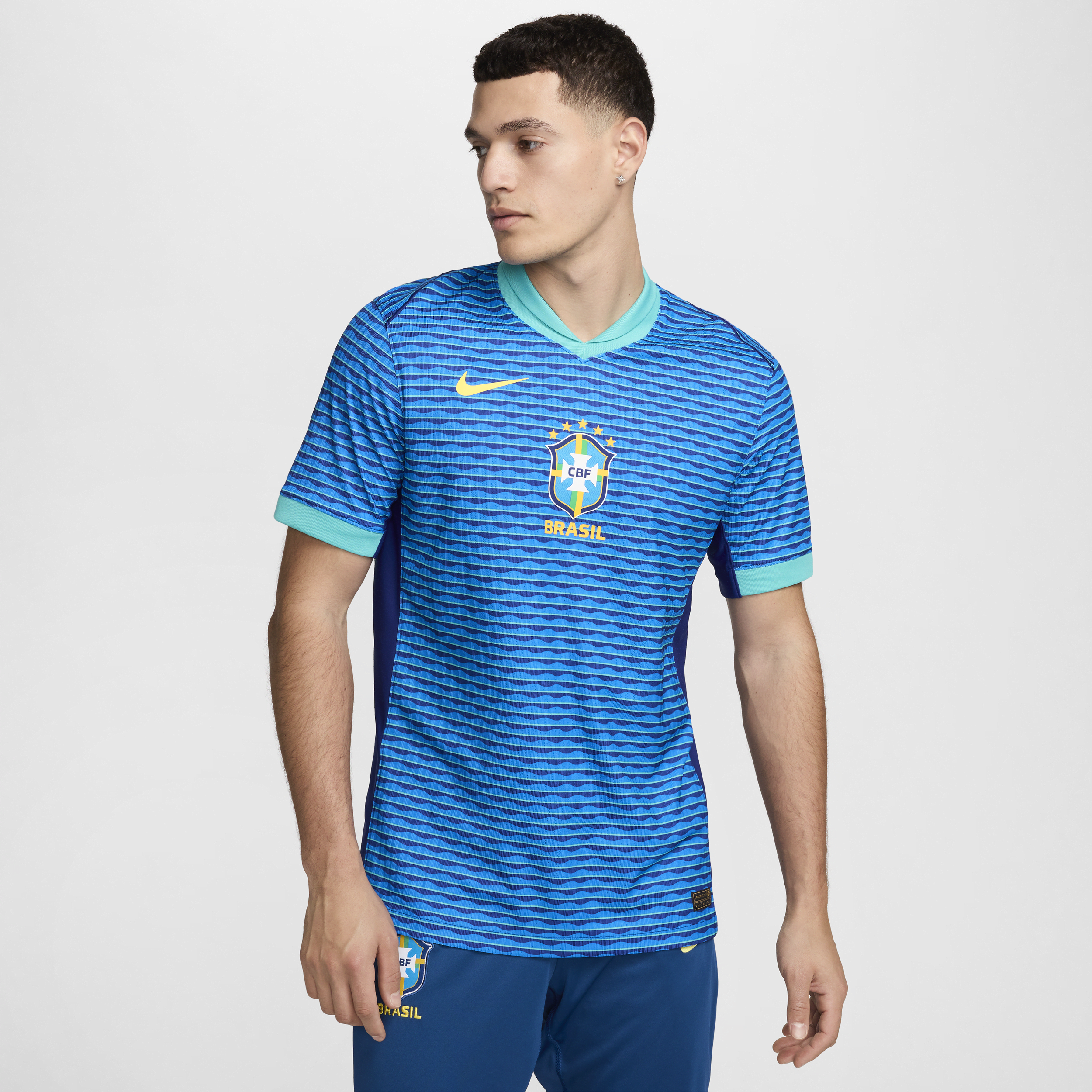 Nike Brazilië 2024 Match Uit Dri-FIT ADV authentiek voetbalshirt voor heren Blauw