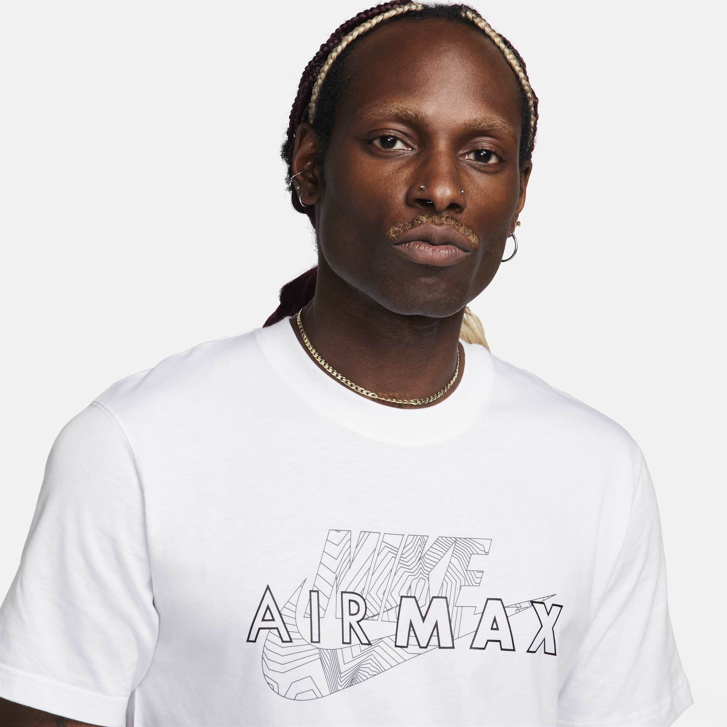 Nike Air Max T-shirt met korte mouwen voor heren Wit