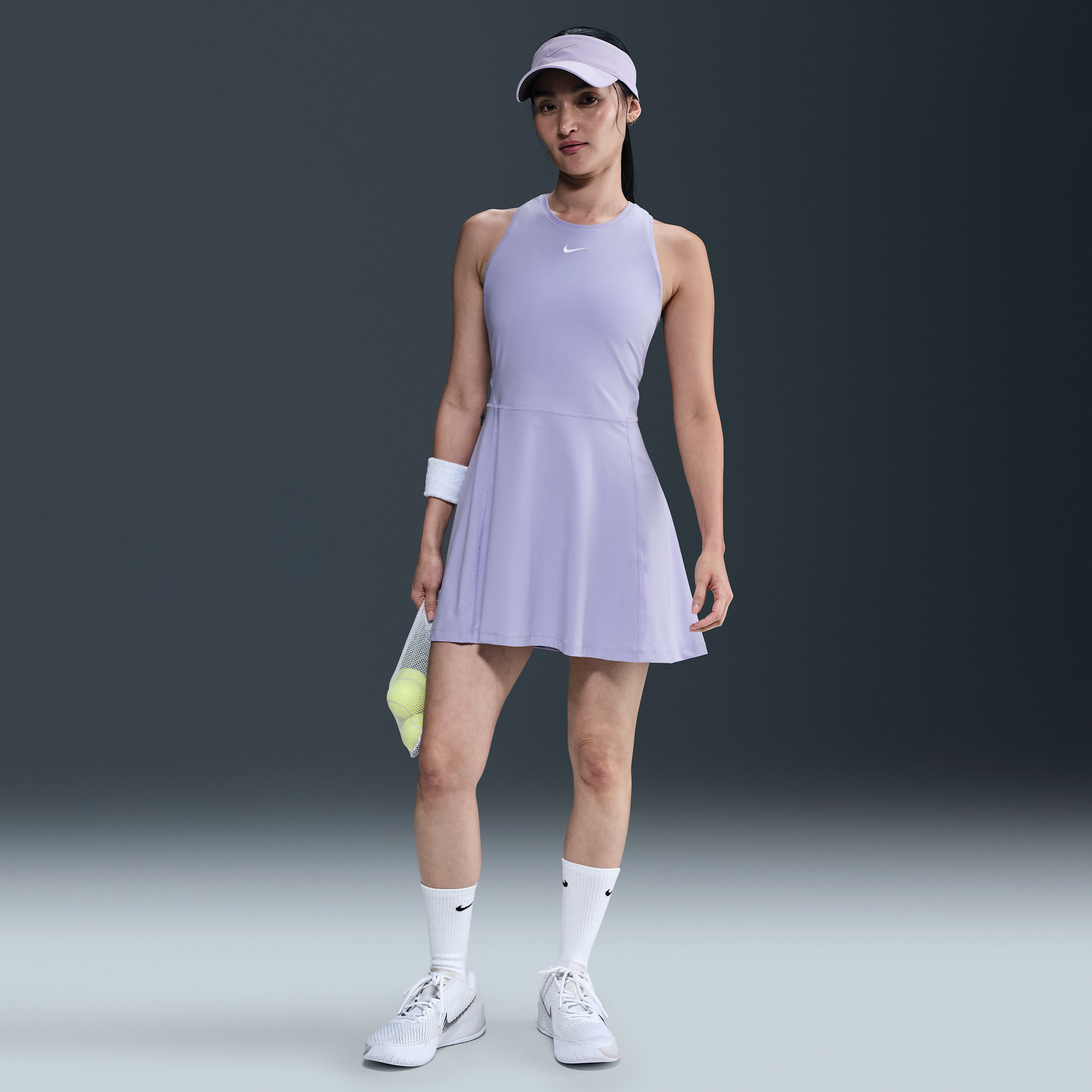Thumbnail - Nike Victory Dri-FIT Tenniskleid (Damen) - Lila