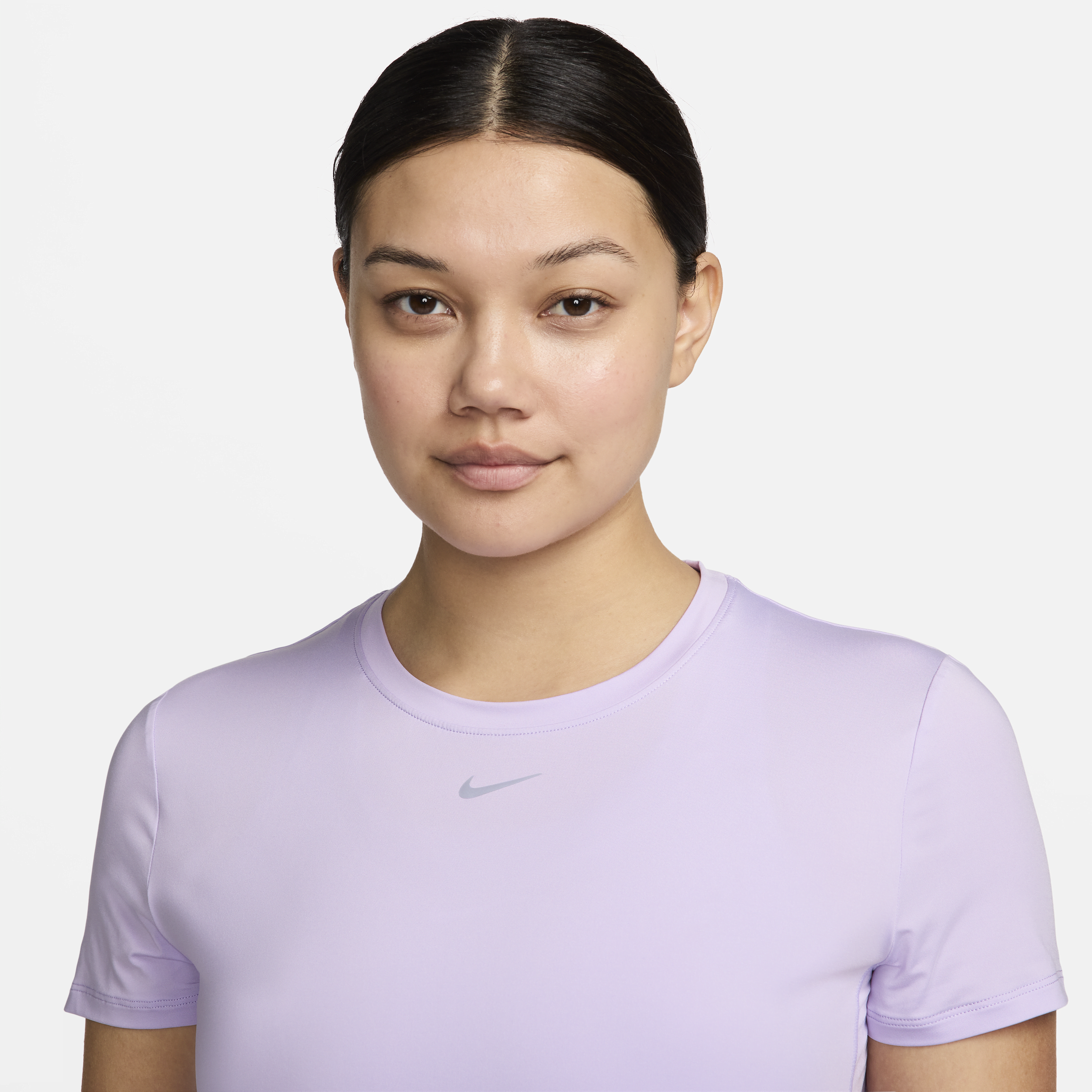 Nike One Classic Dri-FIT damestop met korte mouwen Paars
