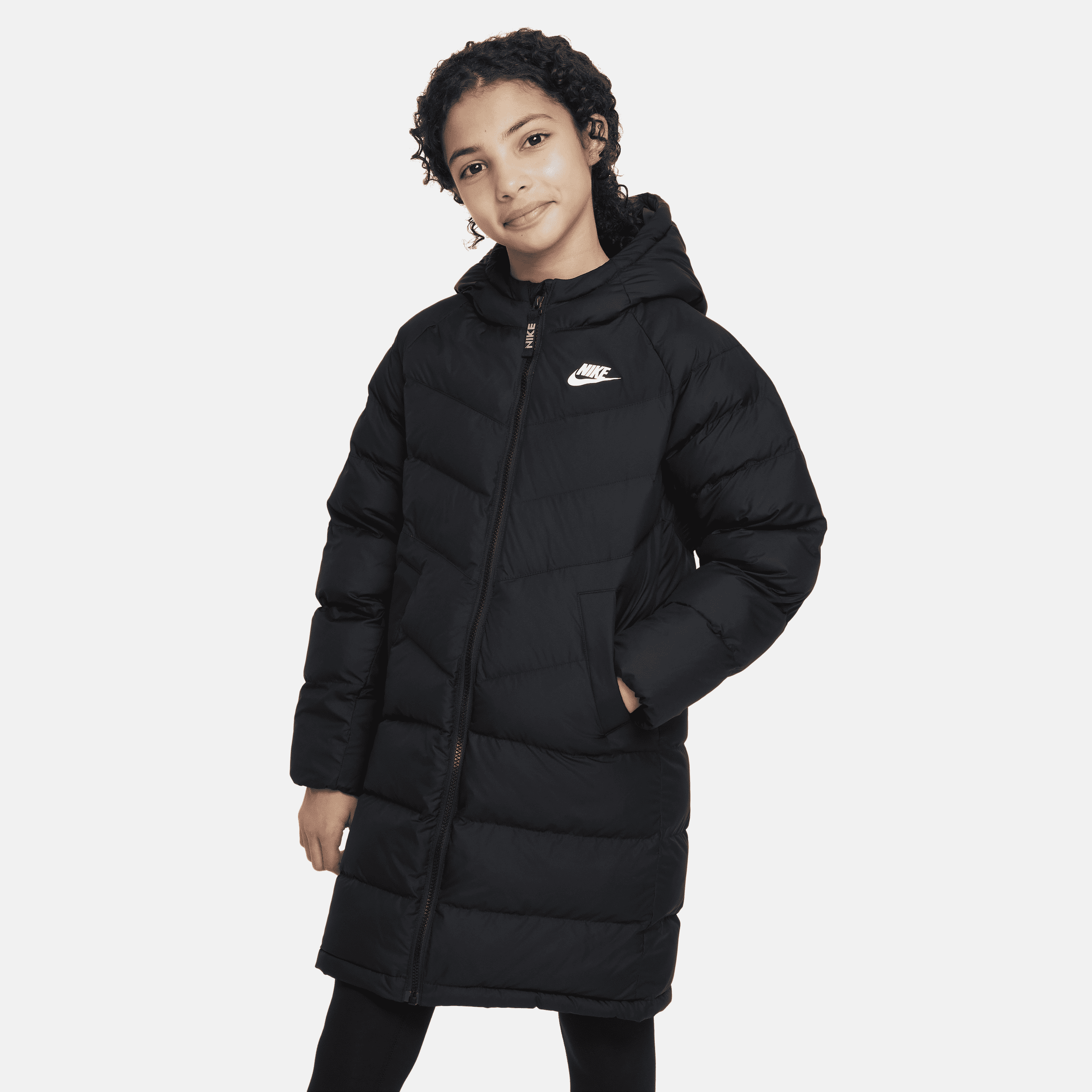 Parka à capuche et garnissage synthétique Nike Sportswear pour Enfant plus âgé - Noir