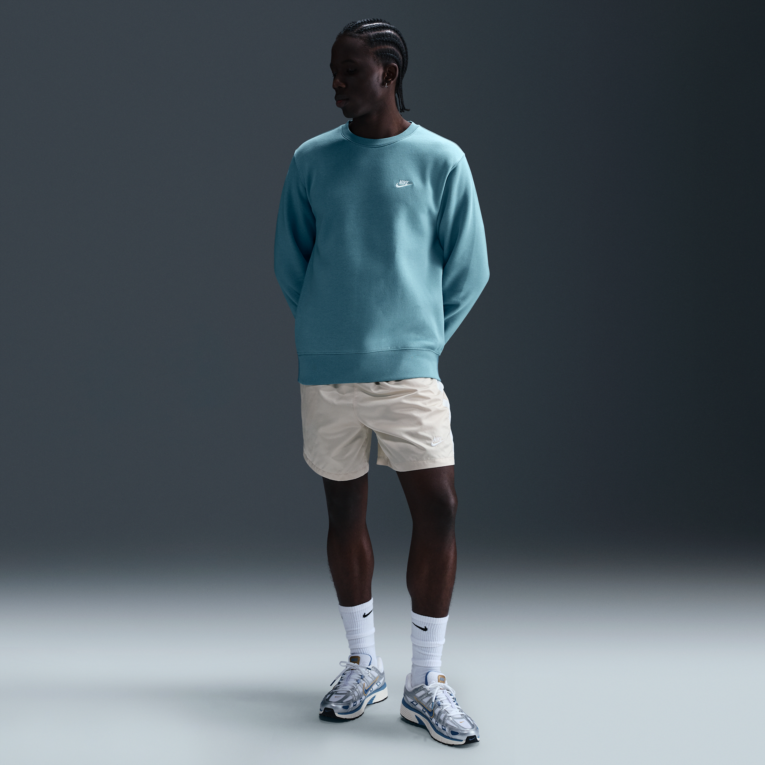 Haut en Fleece Nike Club pour homme - Bleu