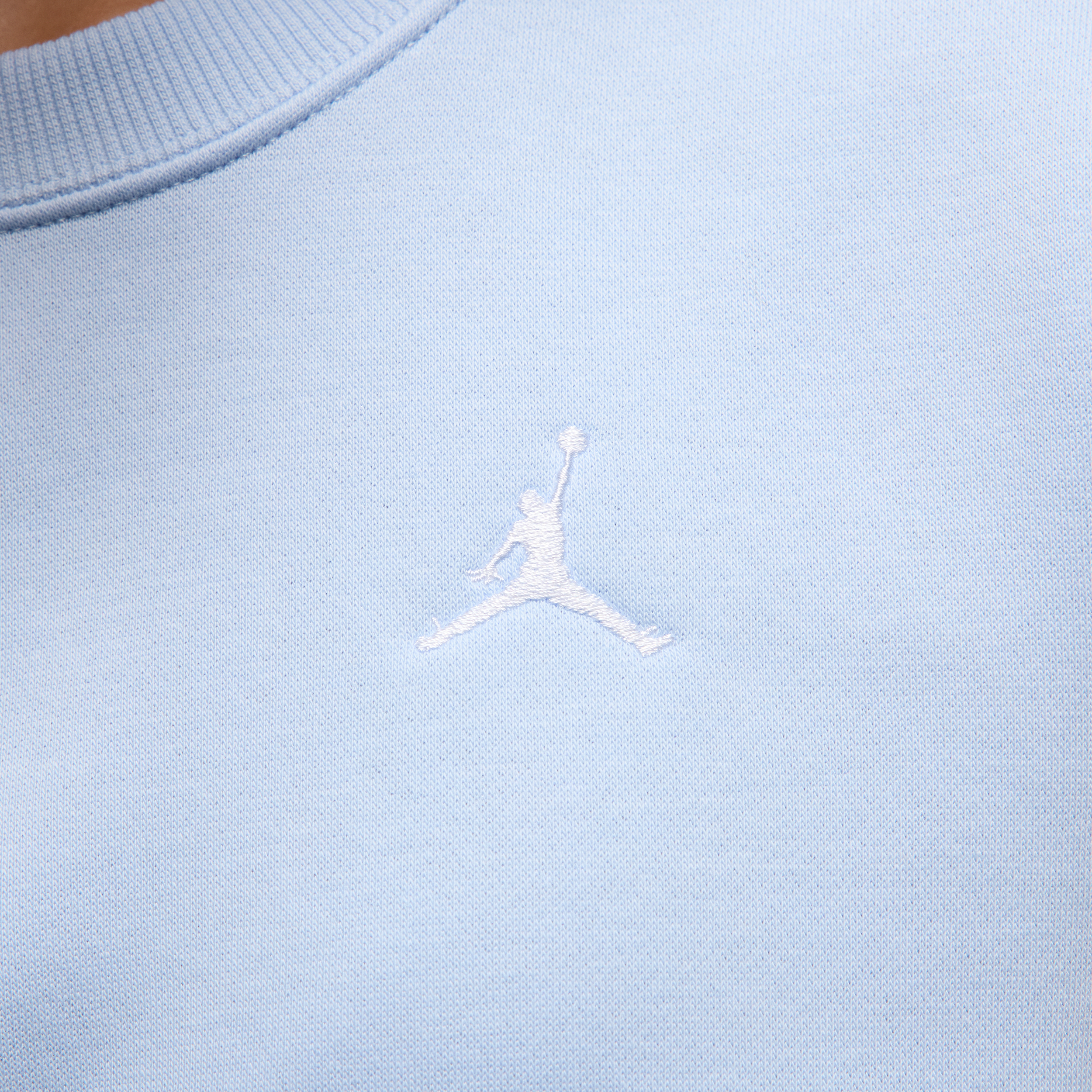 Sweat à col ras-du-cou Jordan Brooklyn Fleece pour femme - Bleu