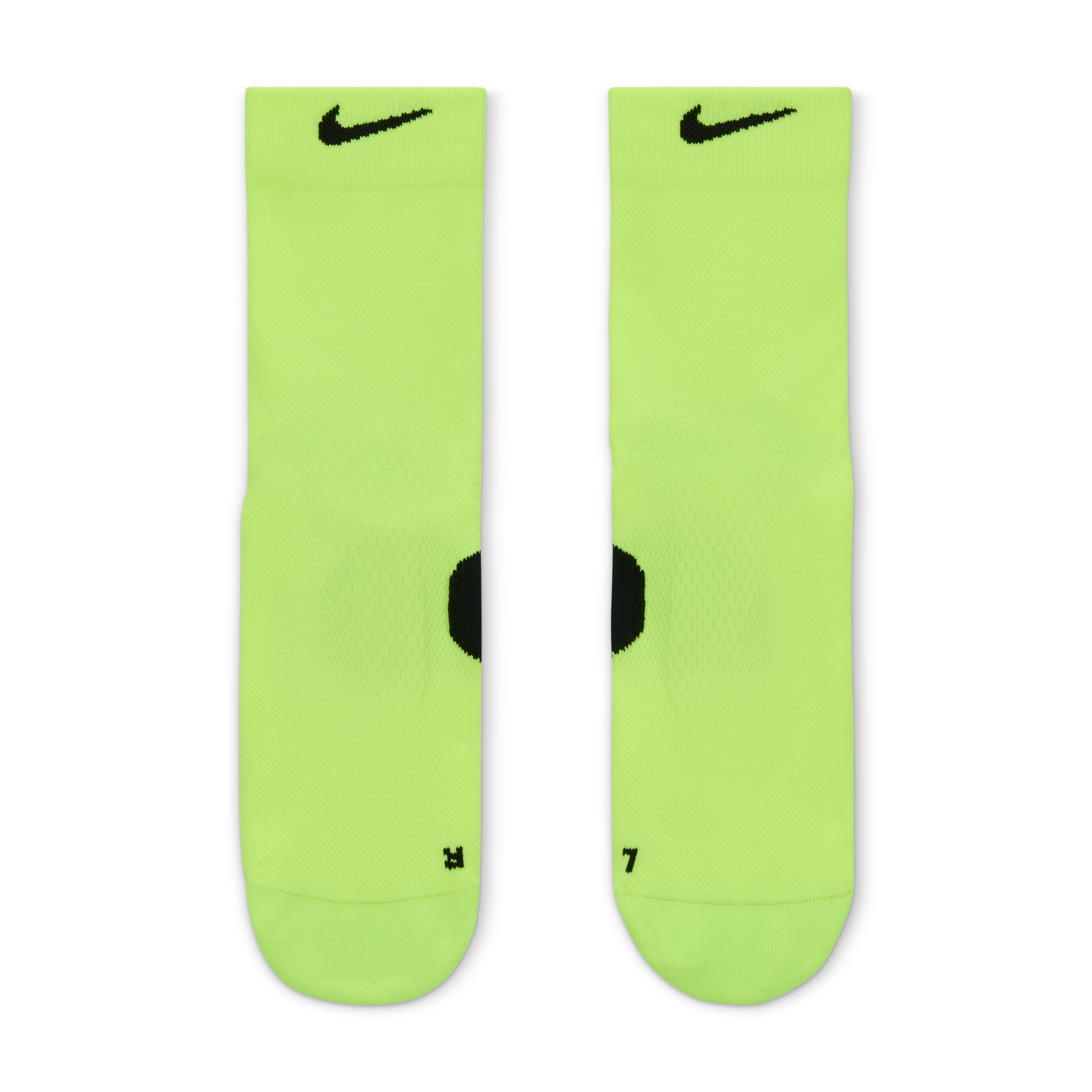 Thumbnail - Nike Running mittelschwere Micro Crew-Socken (1 Paar) - Gelb