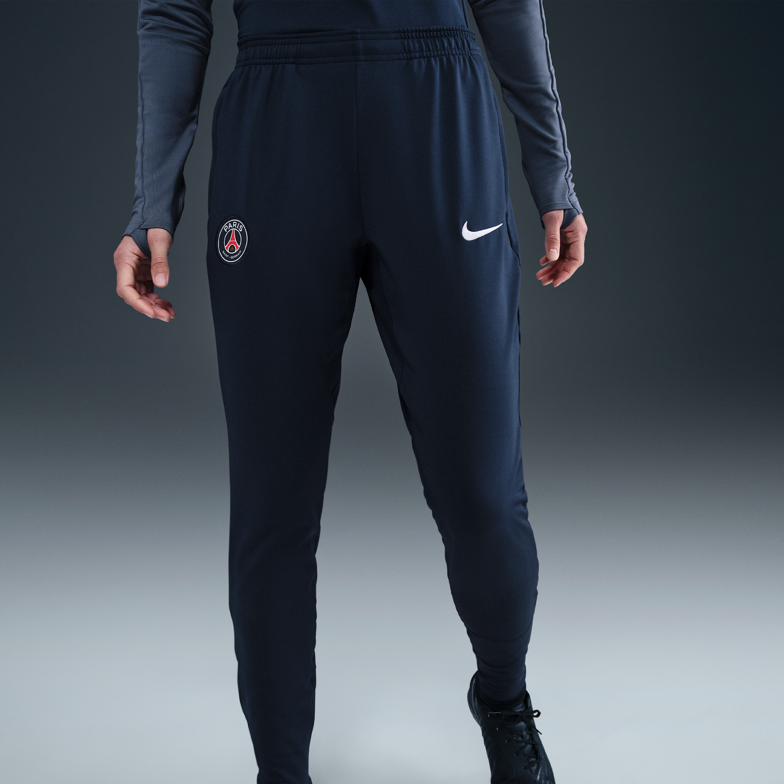 Thumbnail - Paris Saint-Germain Strike Nike Dri-FIT Strick-Fußballhose für Damen - Blau